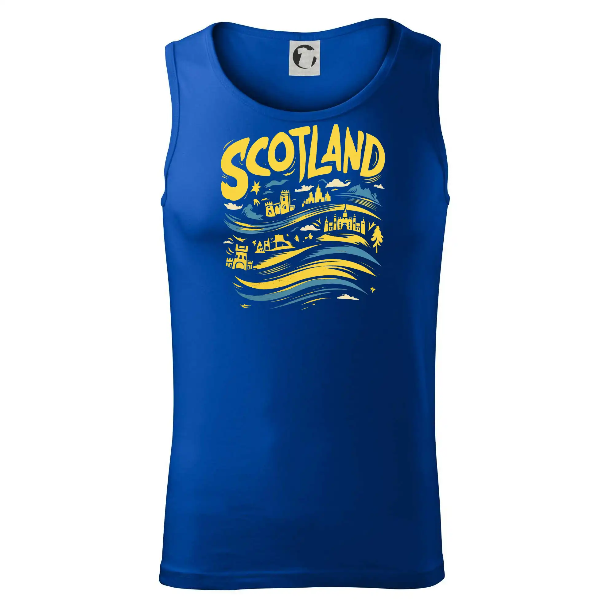 Scotland kreslené vlny