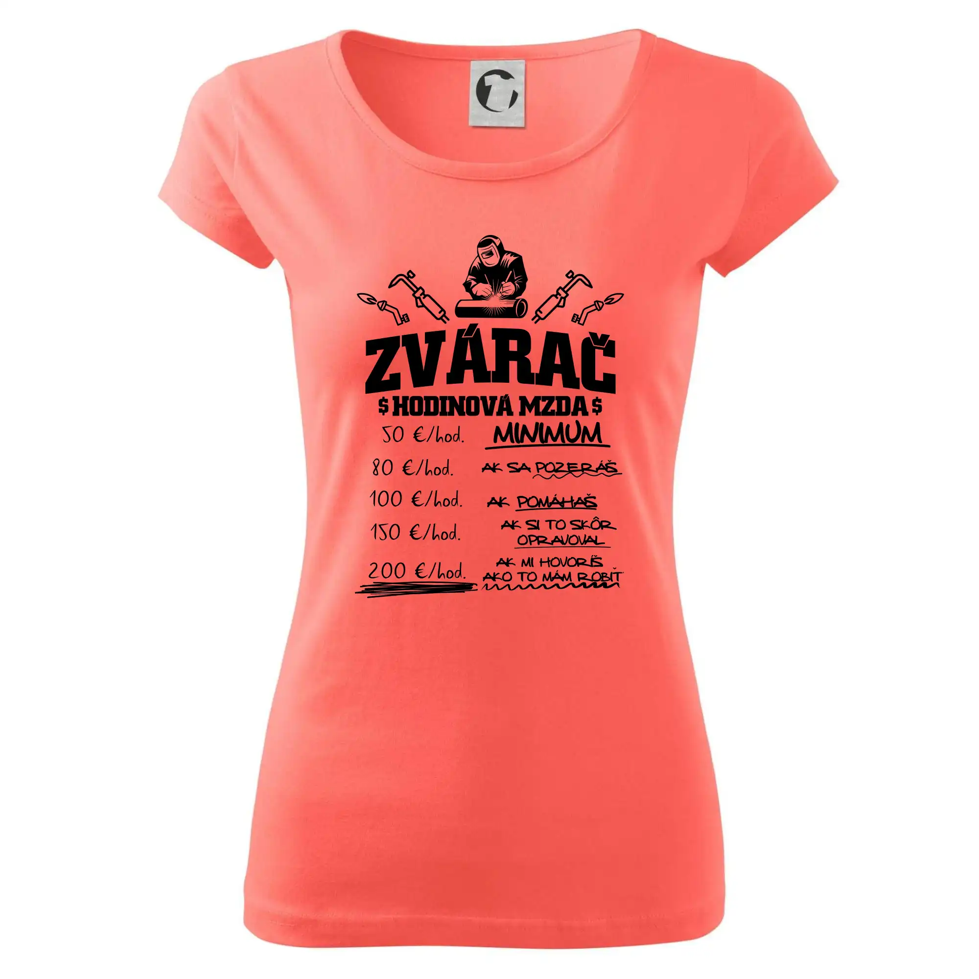 Hodinová mzda zvárač