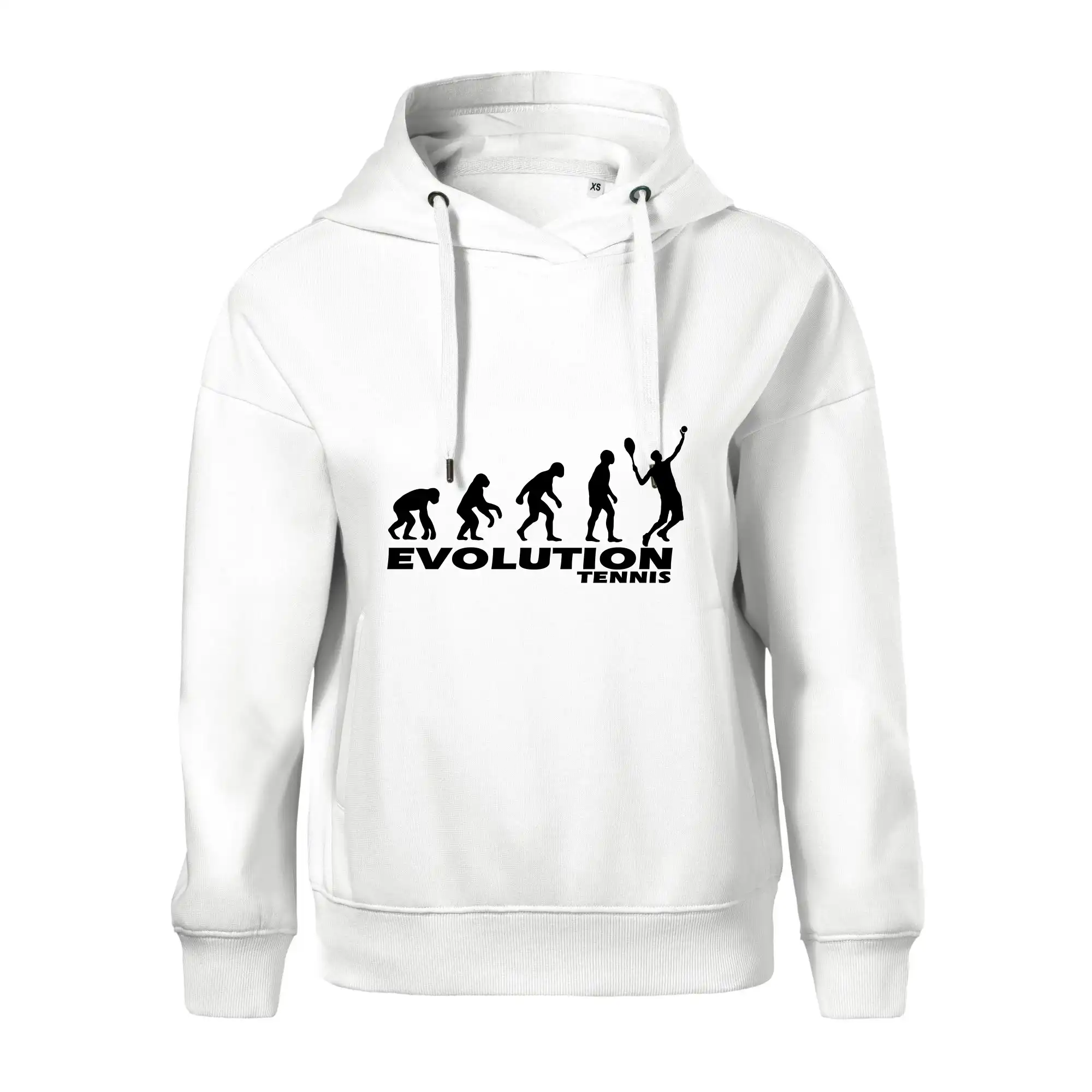 Tričká s potlačou evolúcia - Evolúcia tenis chlapec - Oversized mikina dámská Moon - kratšia + širšia