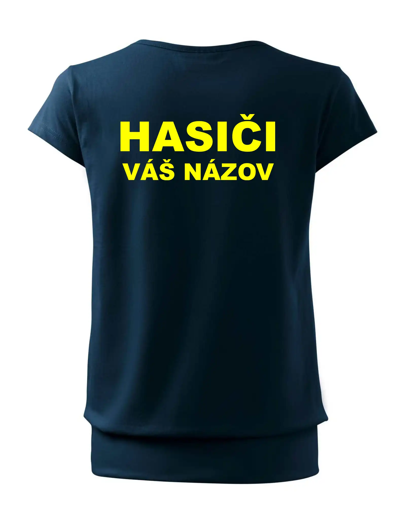 Hasiči - žltý nápis - váš názov zboru