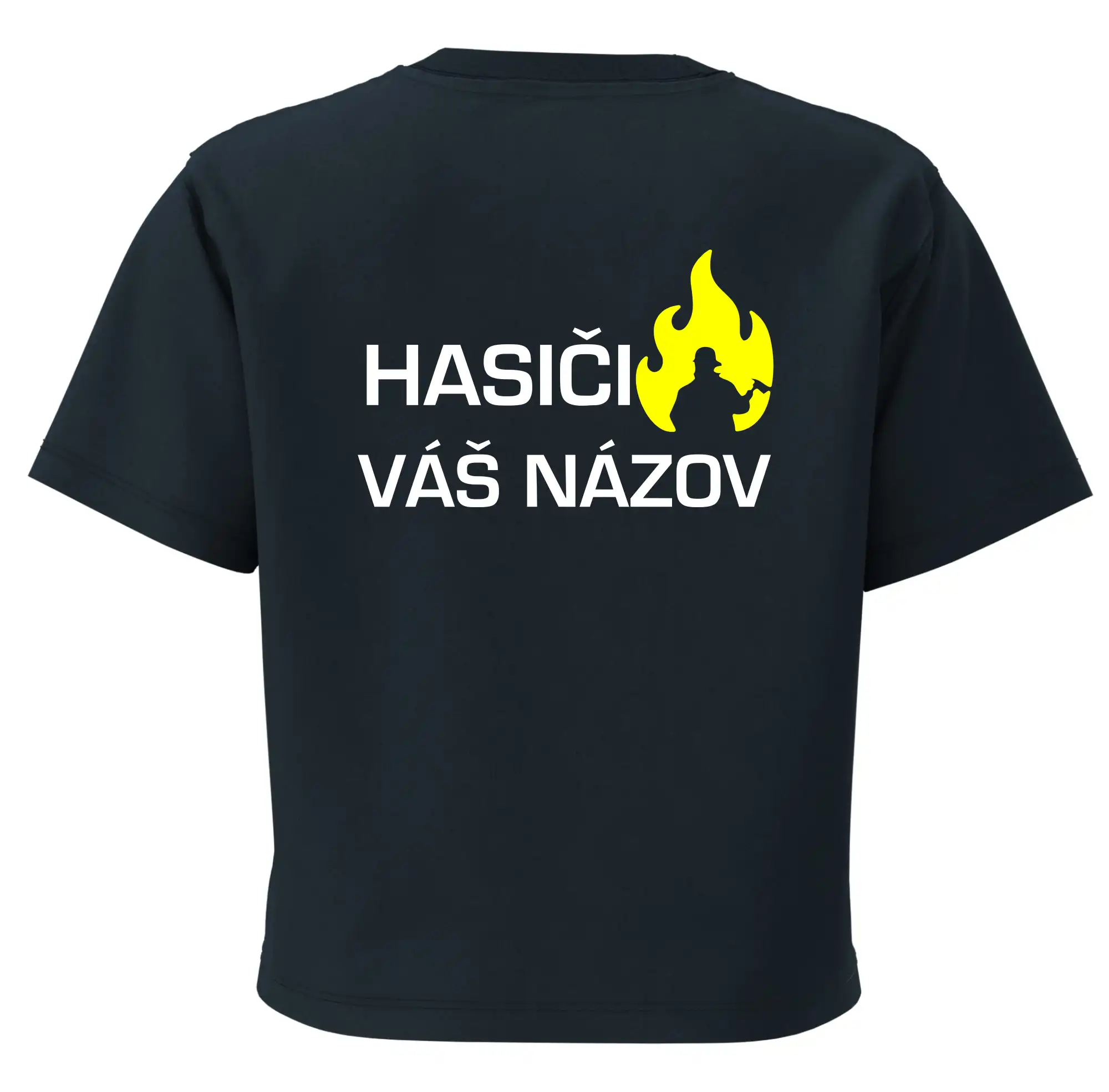 Hasiči - Váš názov - FLUO + Reflexná potlač