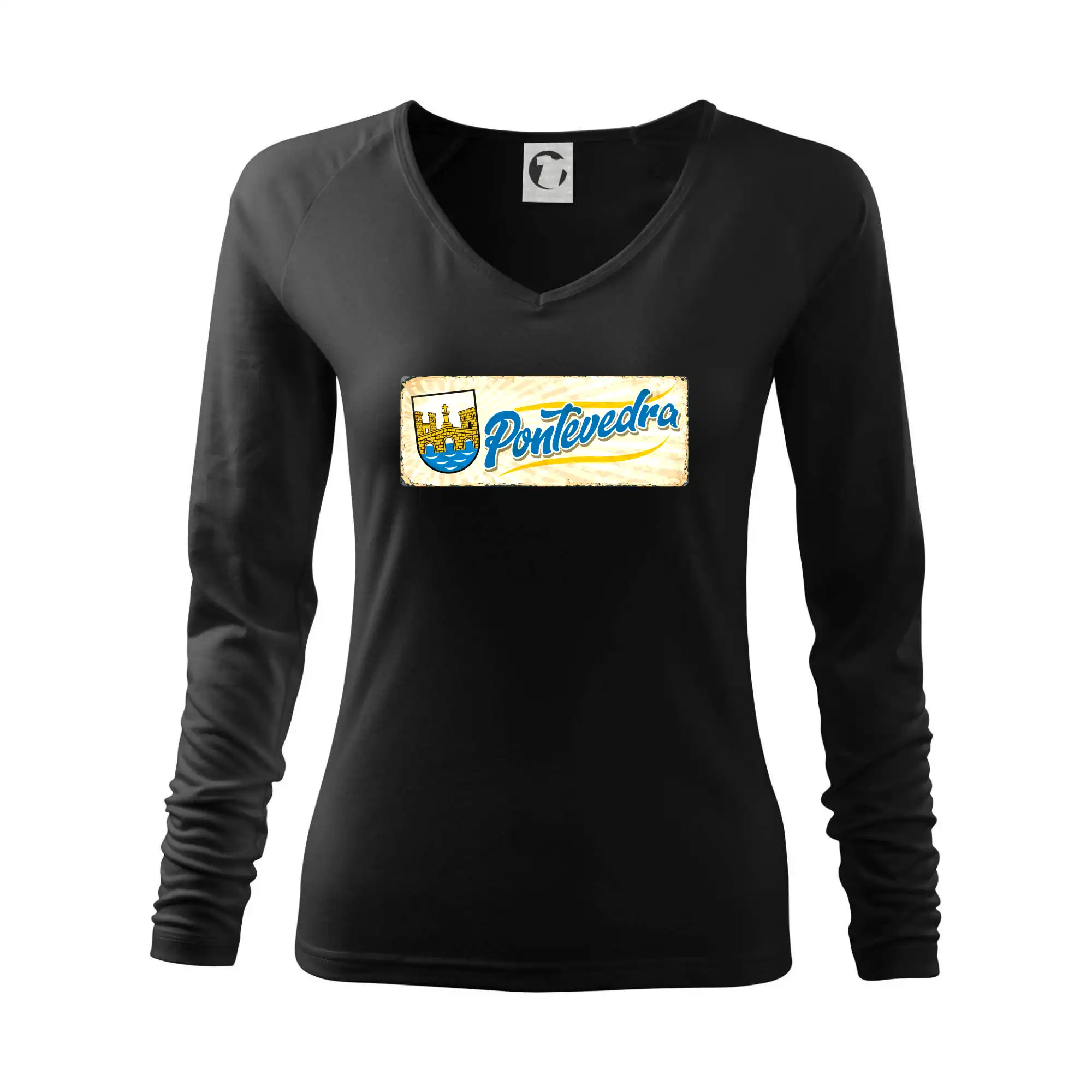Ostatné mestá / miesta - Cedula stará Pontevedra - Tričko dámske Elegance