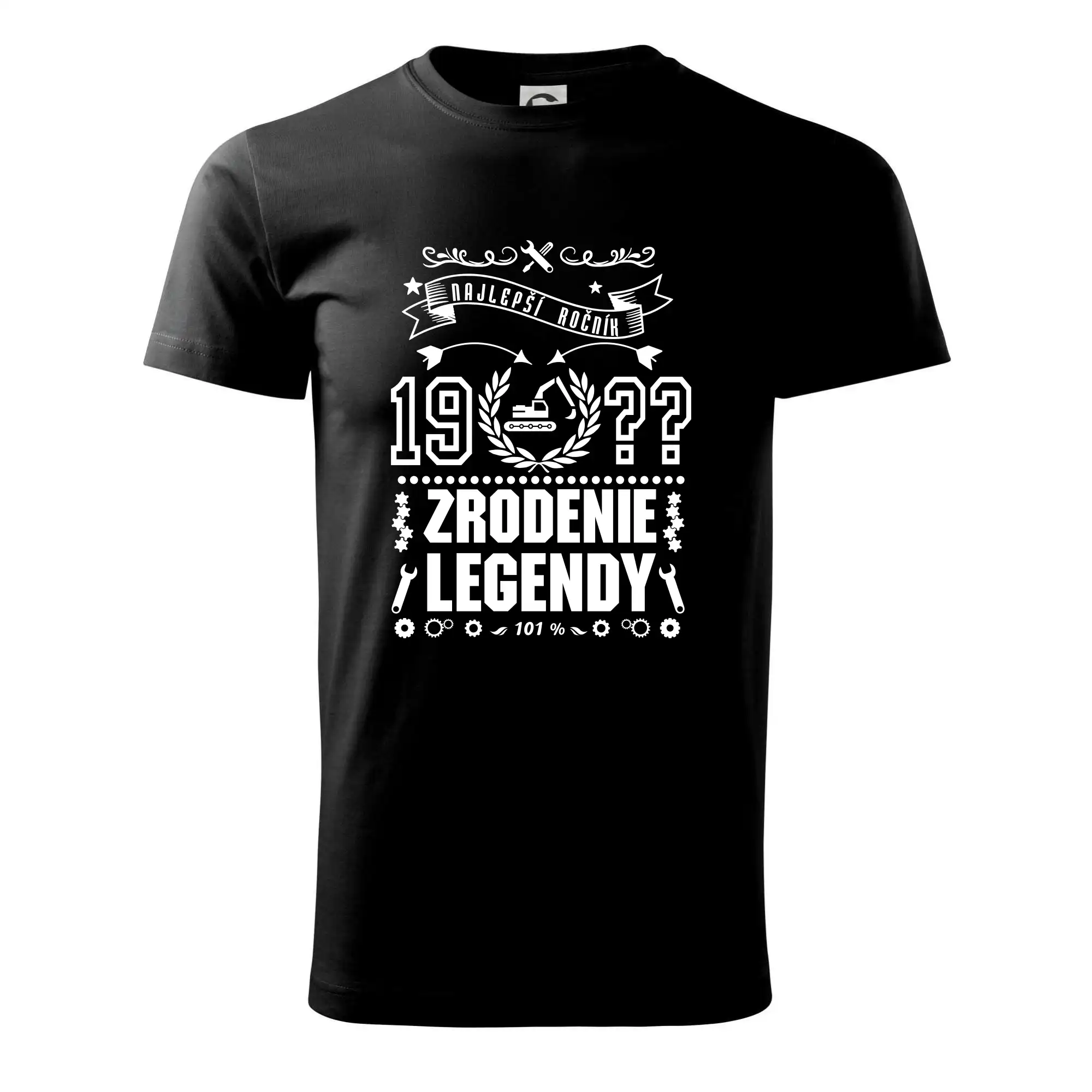 Trička Zrodenie legendy - Zrodenie legendy pre bagristu - Pánske tričko nižšej gramáže