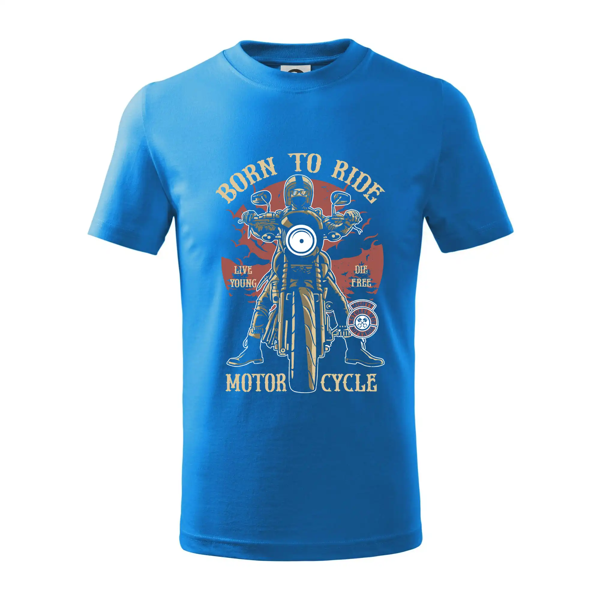 Born To Ride - motor cycle - Tričko detské bavlnené