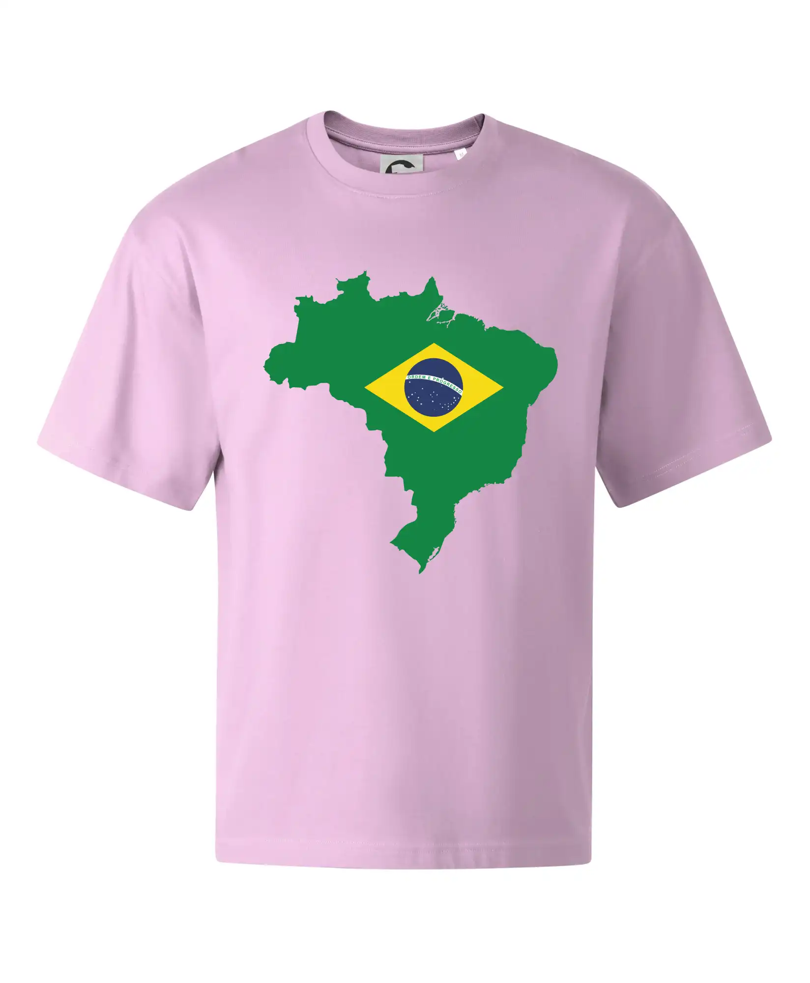 Brazília vlajka v mape