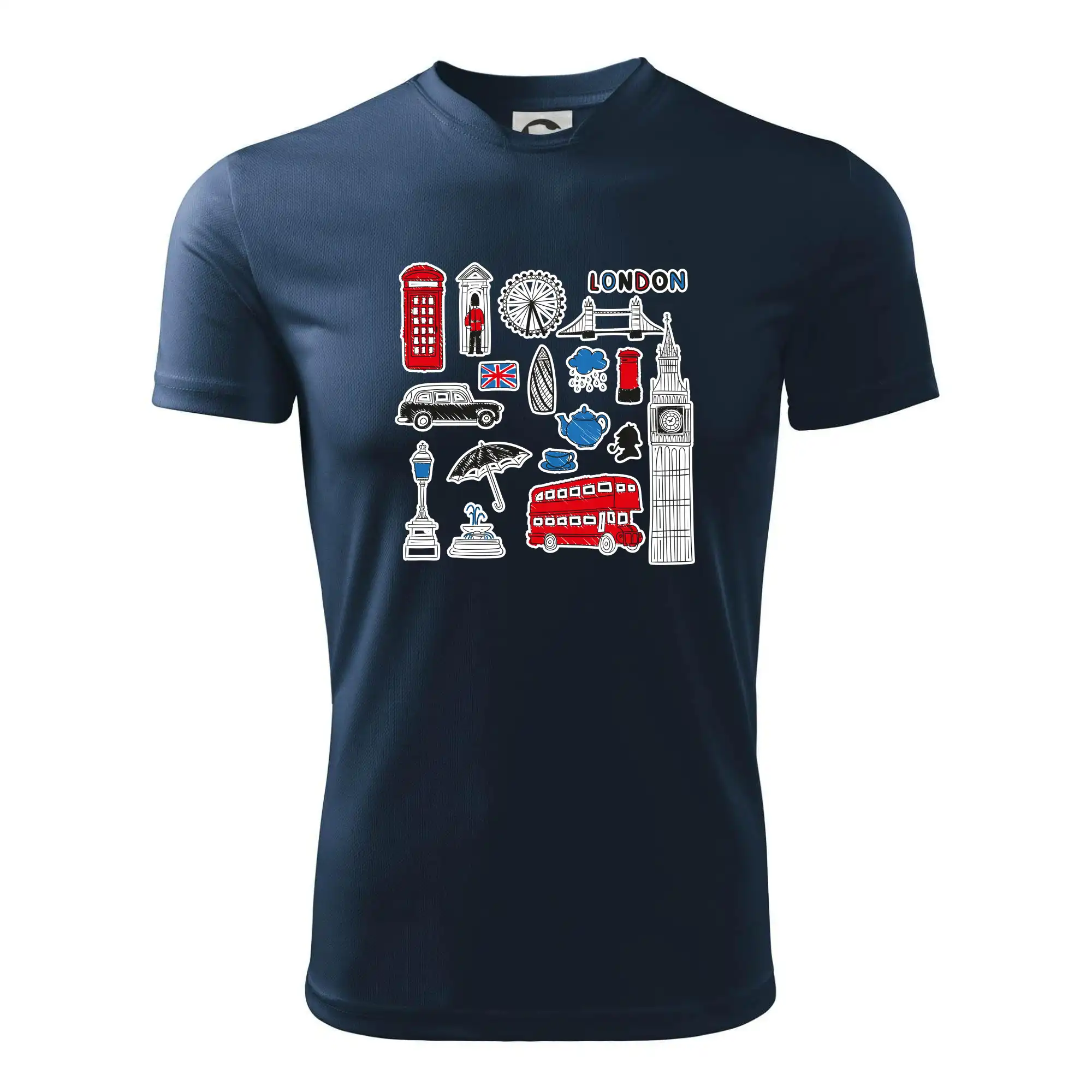 Velká Británie - kreslené ikonky