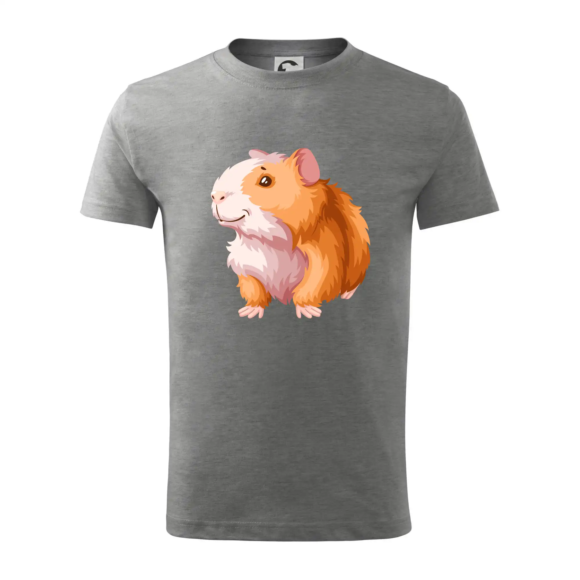 Morče - kreslené, bílo oranžové