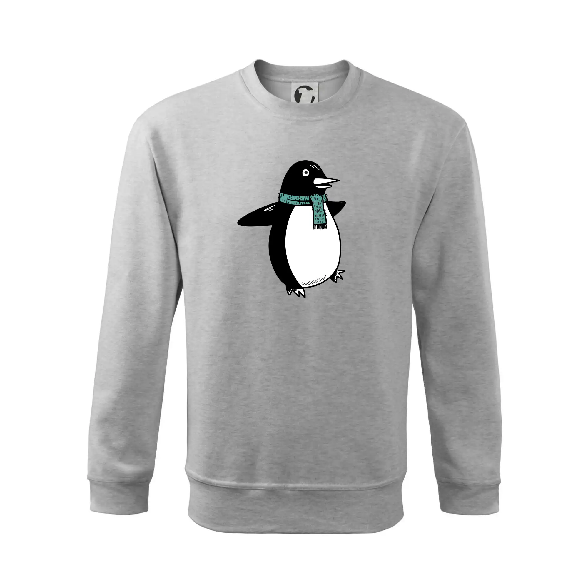 Tučňák se zelenou šálou