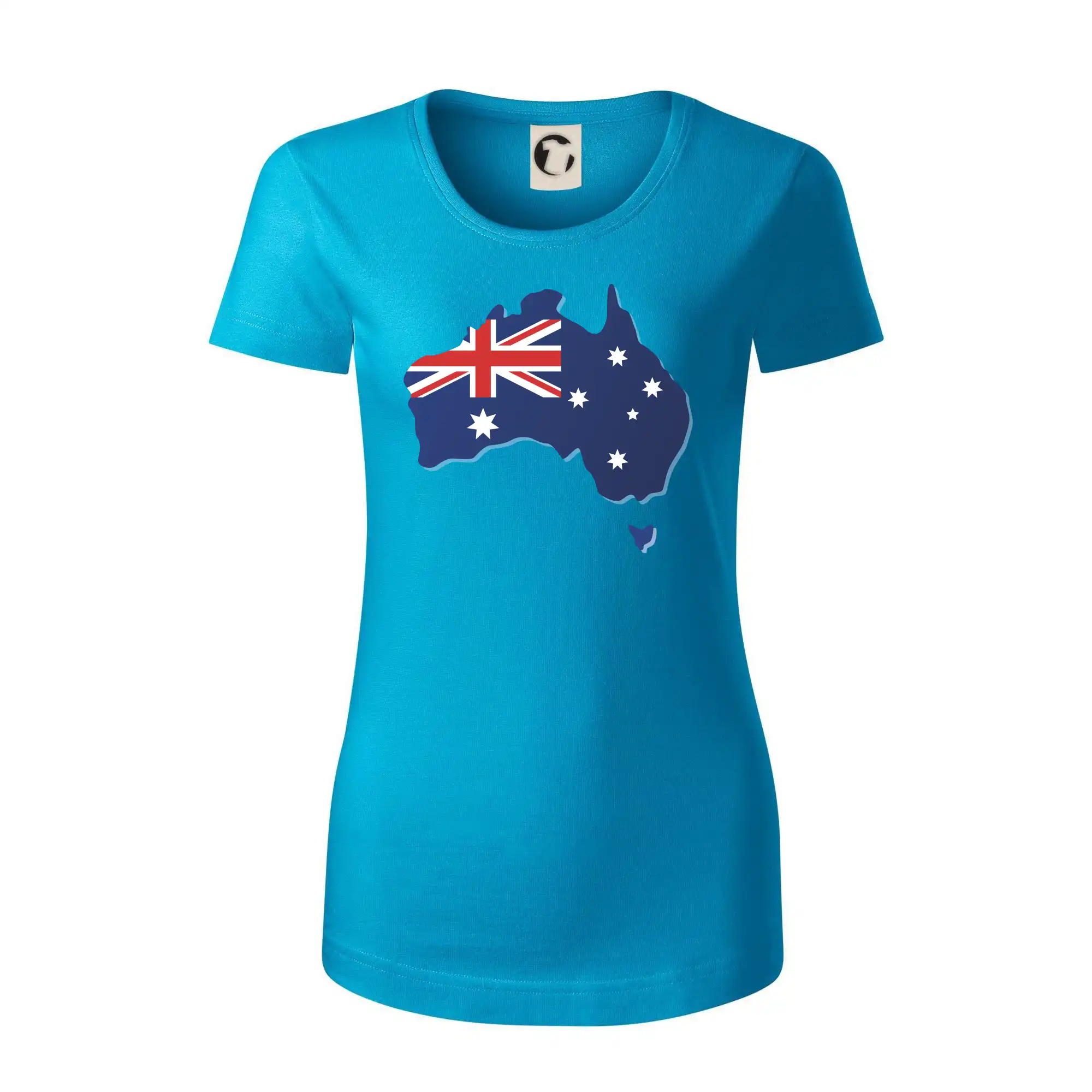 Austrálie - vlajka mapa