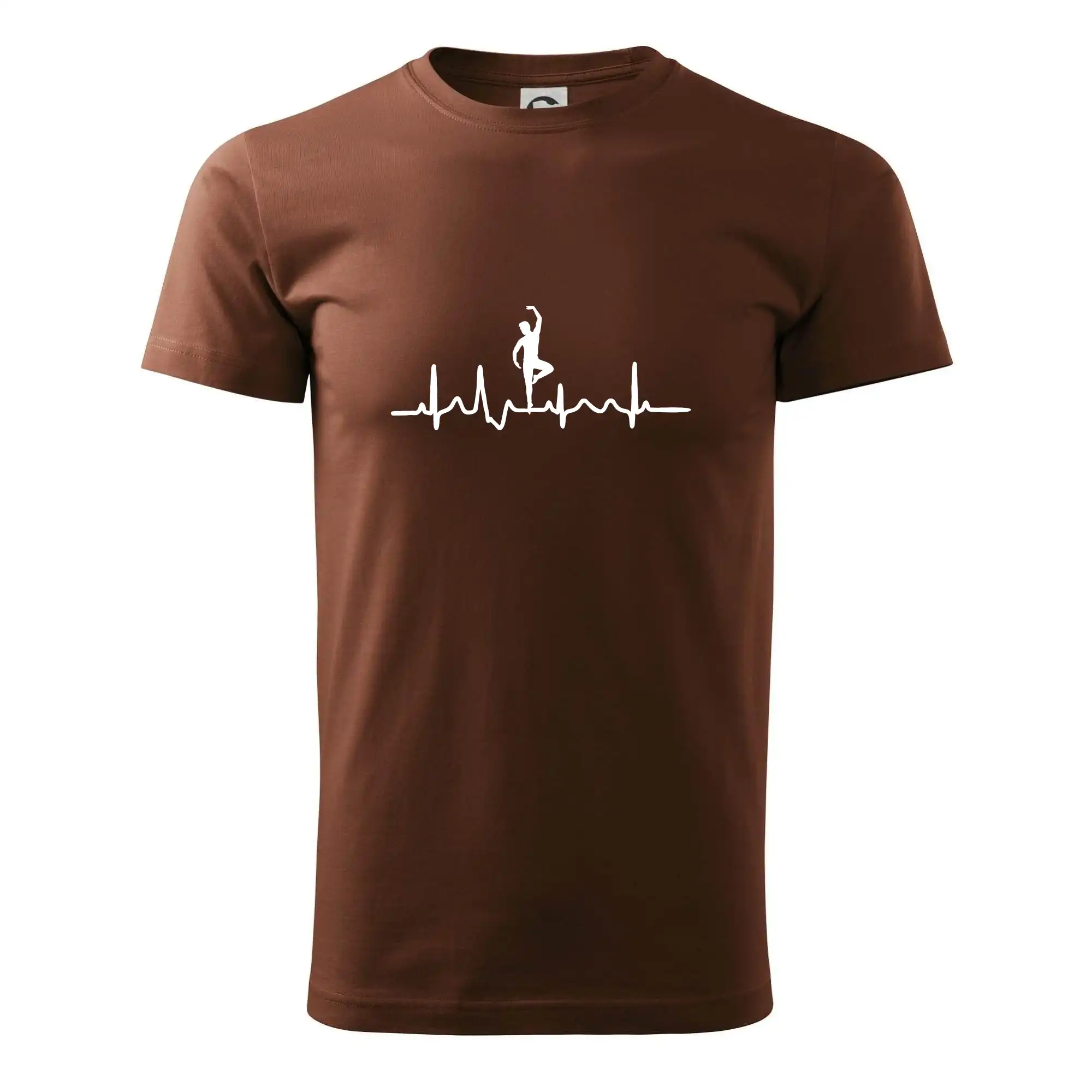 EKG tanečník muž - Klasické pánske tričko vyššej gramáže