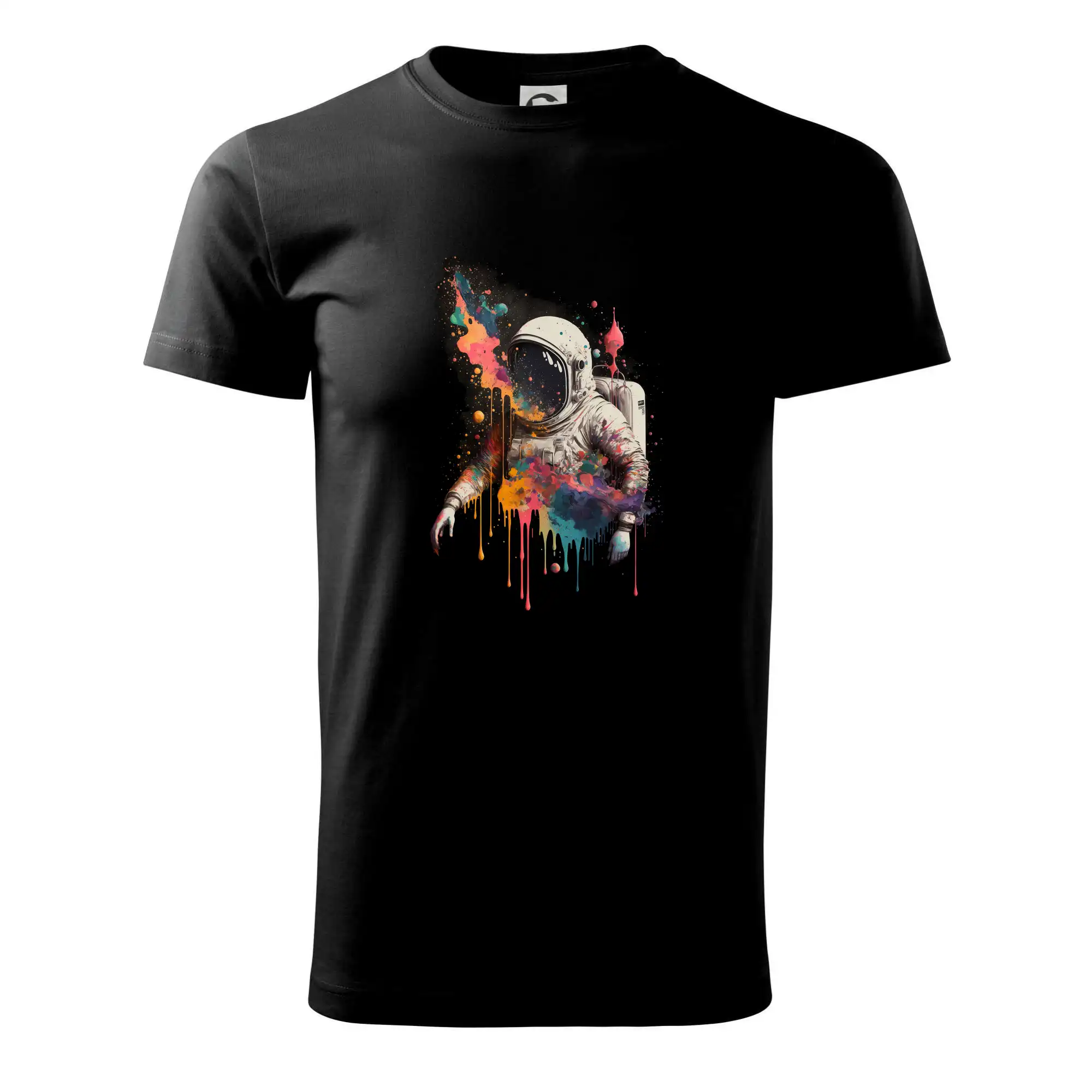 Vesmirne tričká - Kozmonaut color - Tričko extra veľké  (5-8XL)