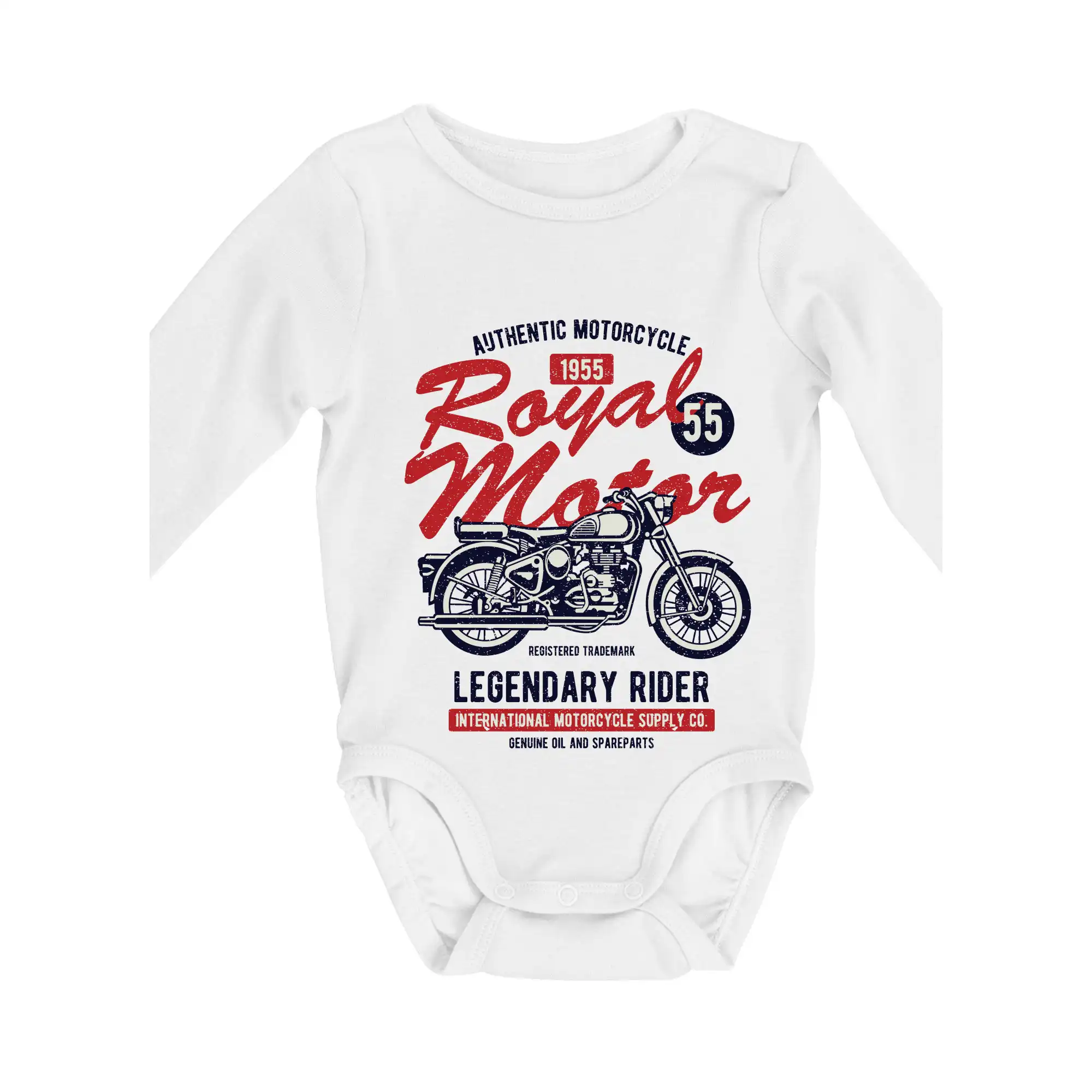 Royal Motor - Body dojčenské s dlhým rukávom