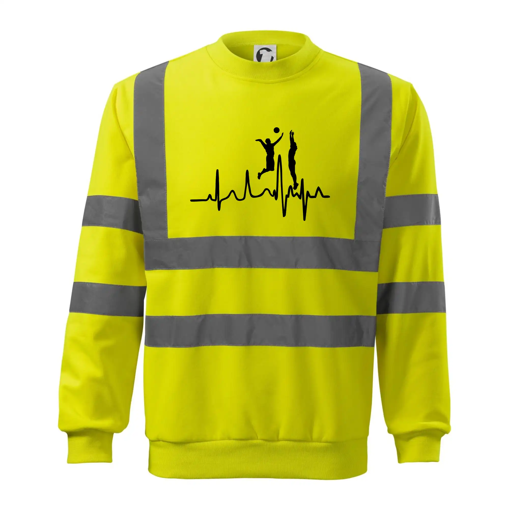 Trička na volejbal - EKG volejbalisti muži - Reflexná mikina