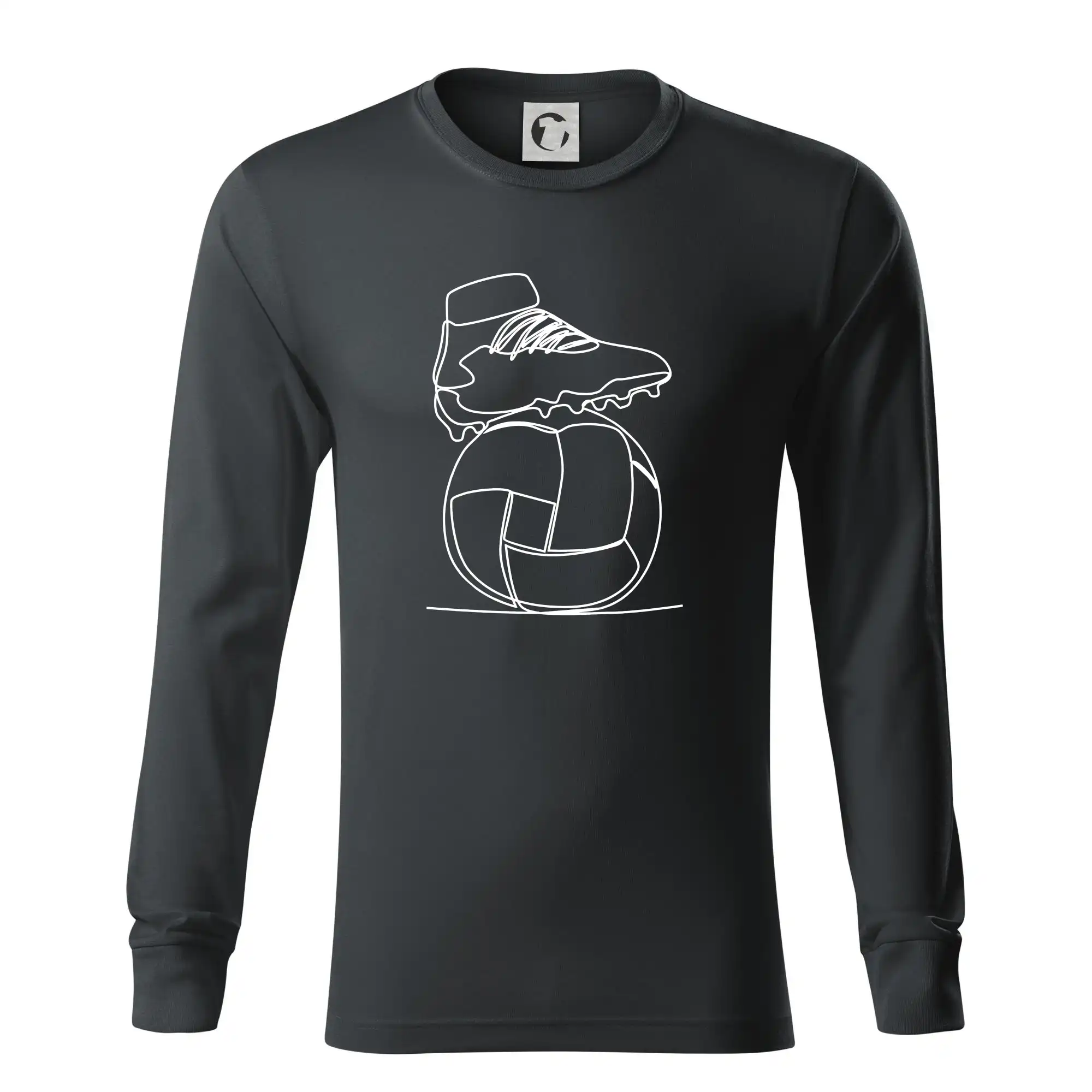 Fotbalový míč kopačka jedním tahem