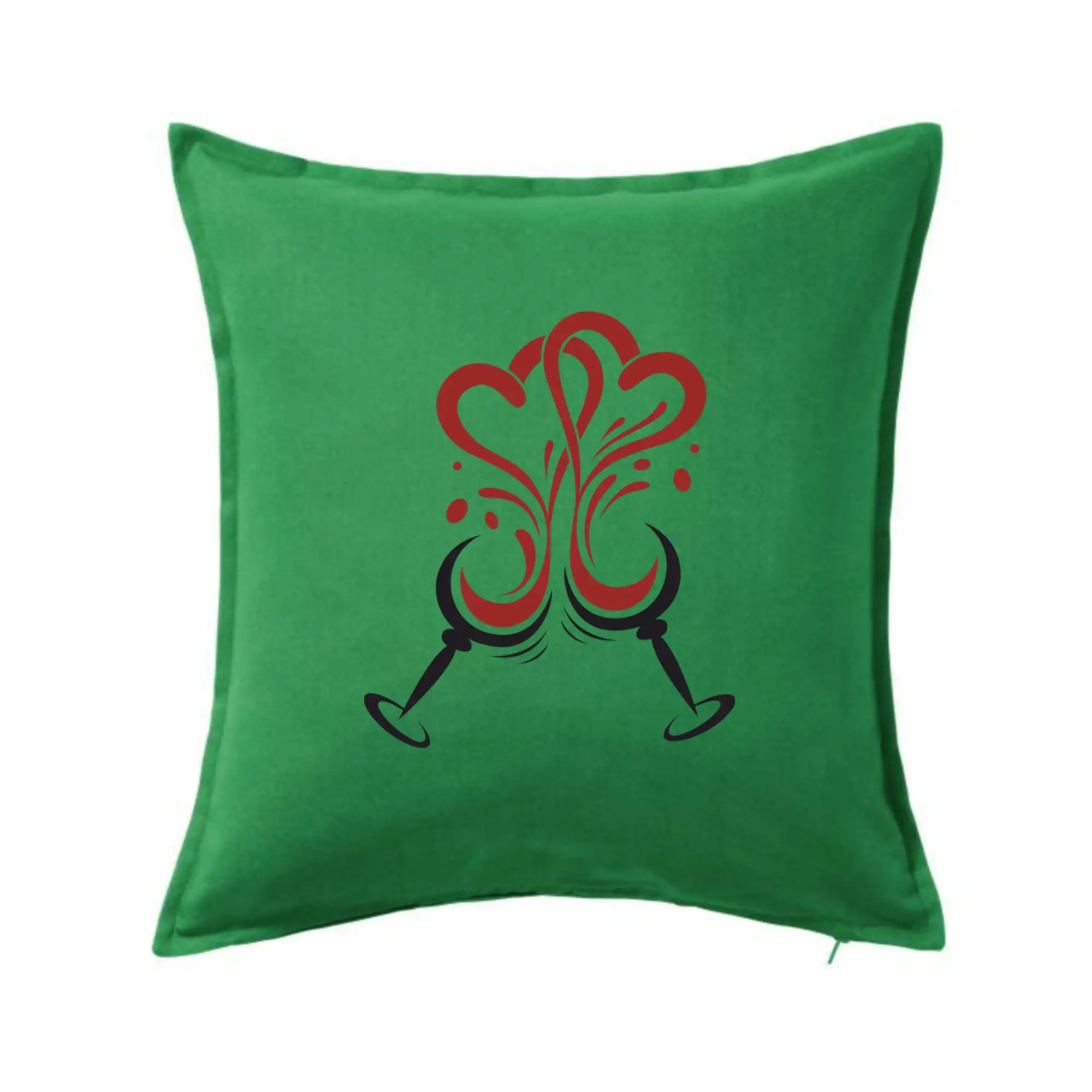 Víno je láska kulaté skleničky