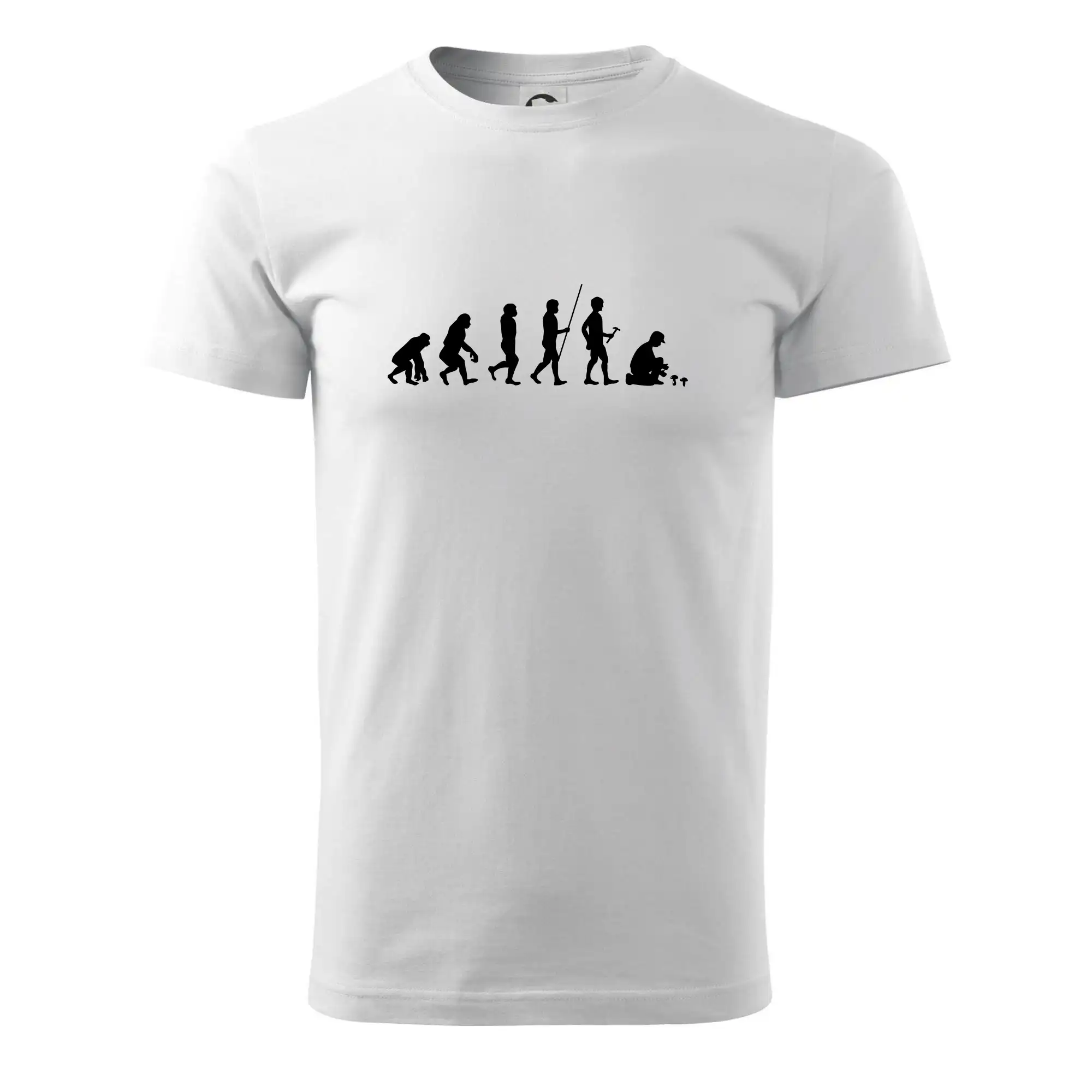 Evoluce houbař muž