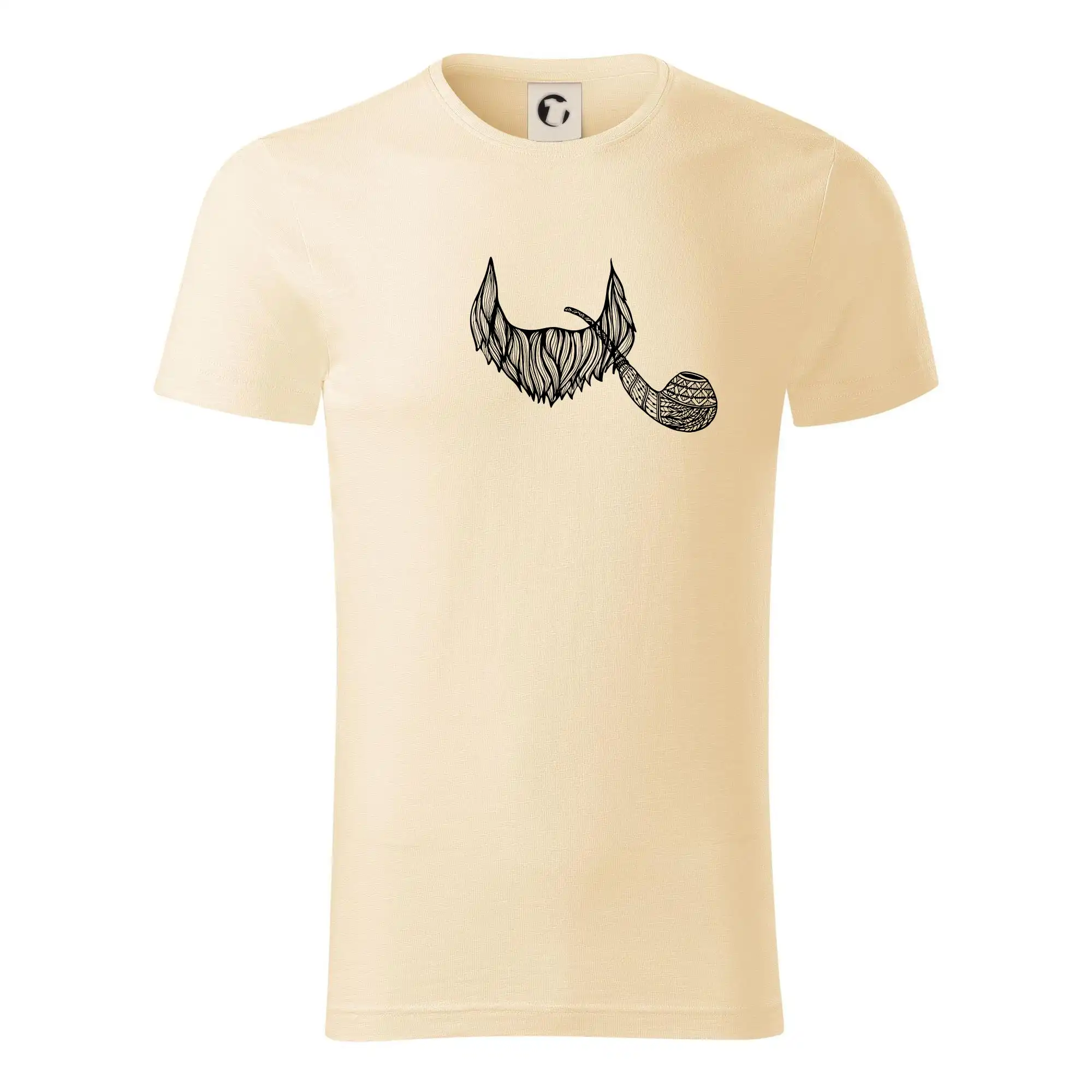 Tričká s fúzikmi - Mustache fajfka - Tričko z organickej bavlny