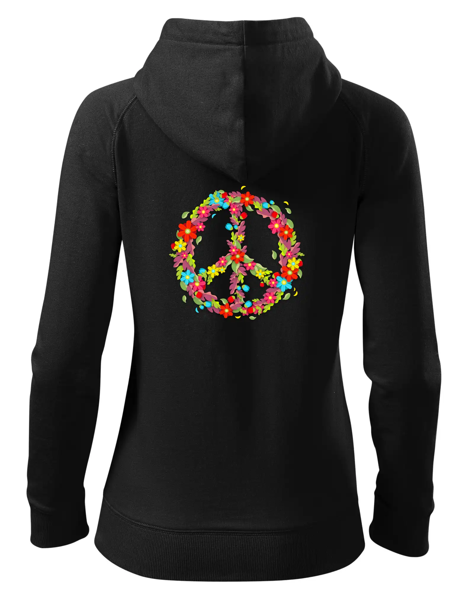 Peace symbol červené květiny