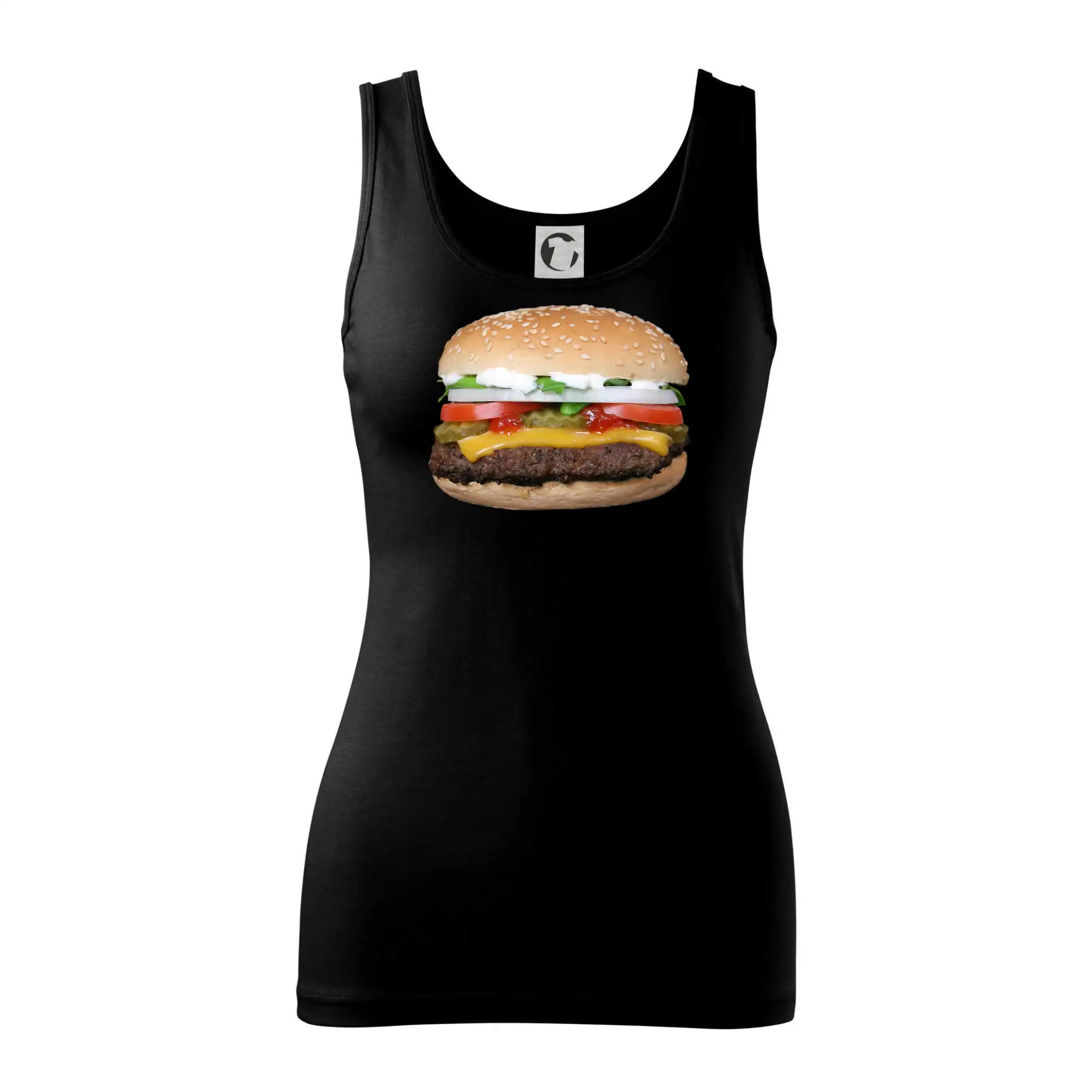 Hamburger foto - Dámske tielko