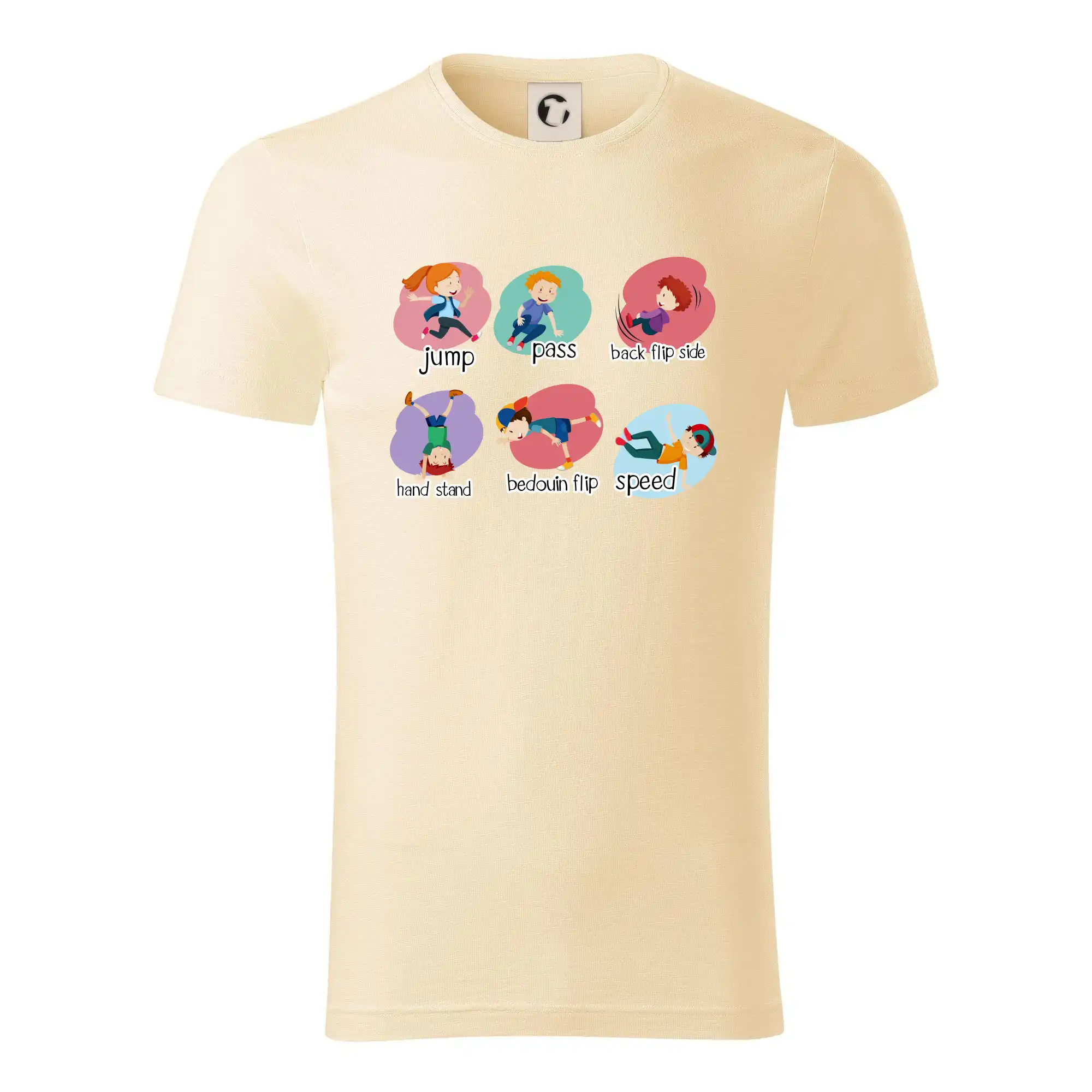 Ostatné športy - Parkour moves - Tričko z organickej bavlny