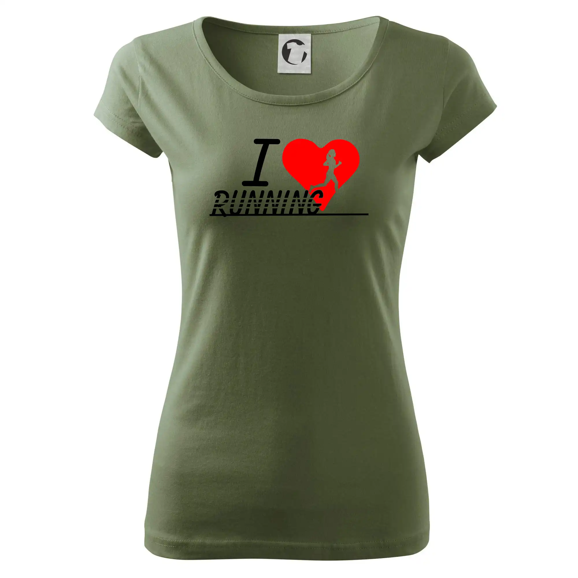 Tričká pre bežcov - I love running dievča - Dámske tričko Pure