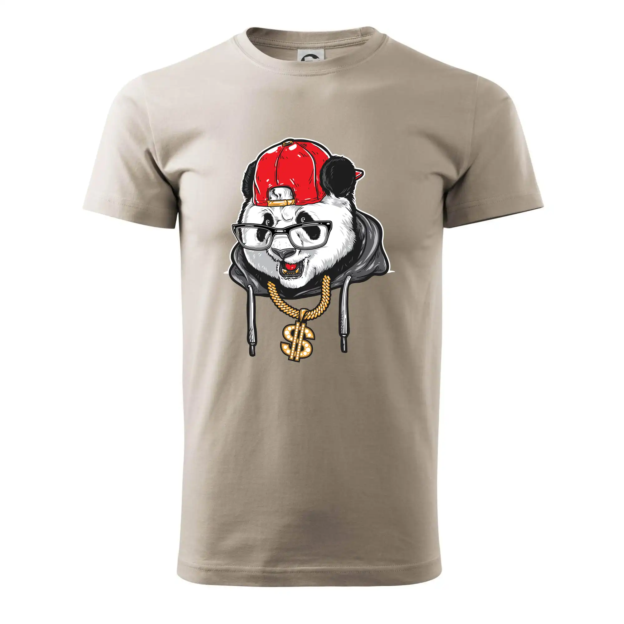 Hudobné tričká - Hip hop panda - Pánske tričko nižšej gramáže