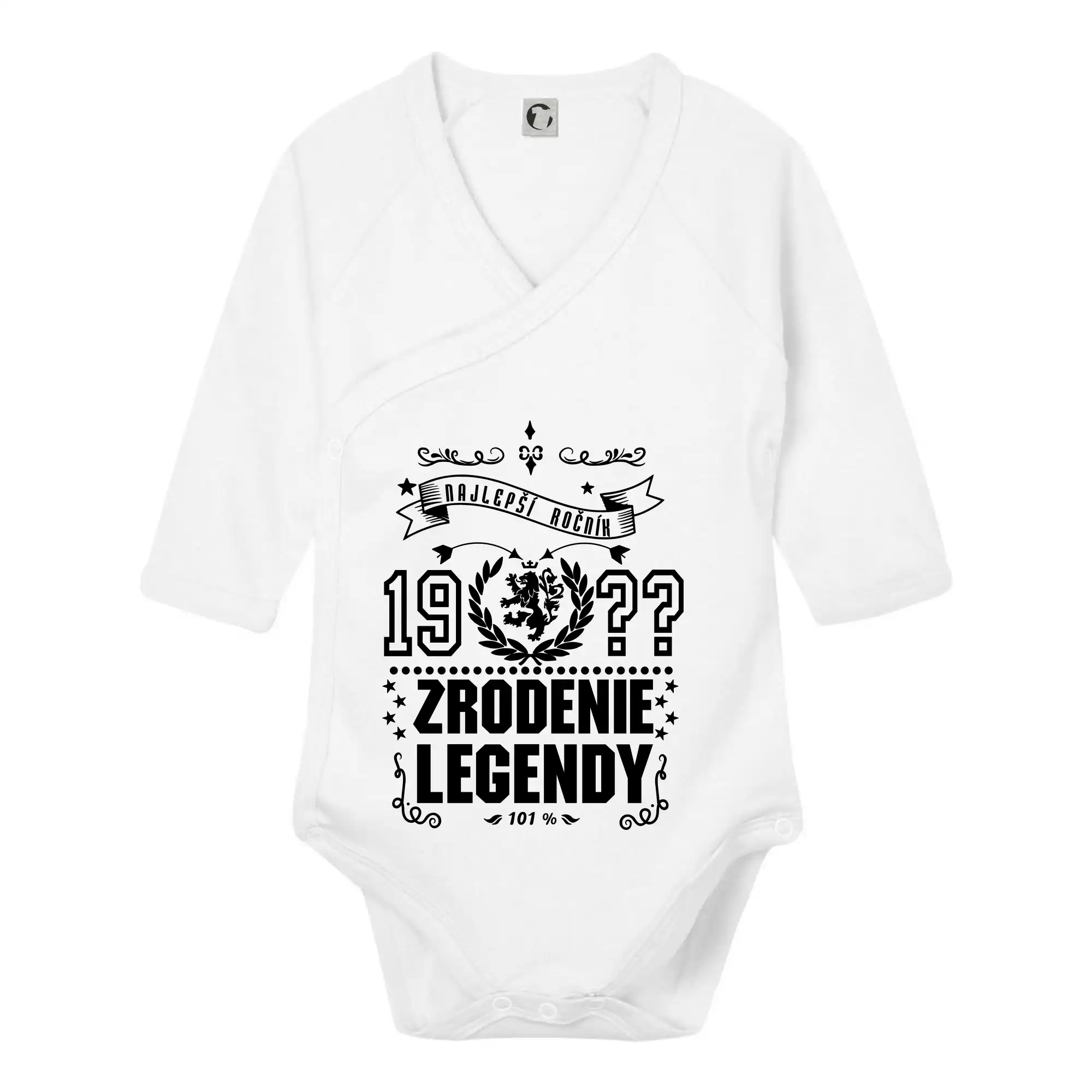 Trička Zrodenie legendy - Zrodenie legendy - Slovenský lev - Body zavinovacie s dlhým rukávom