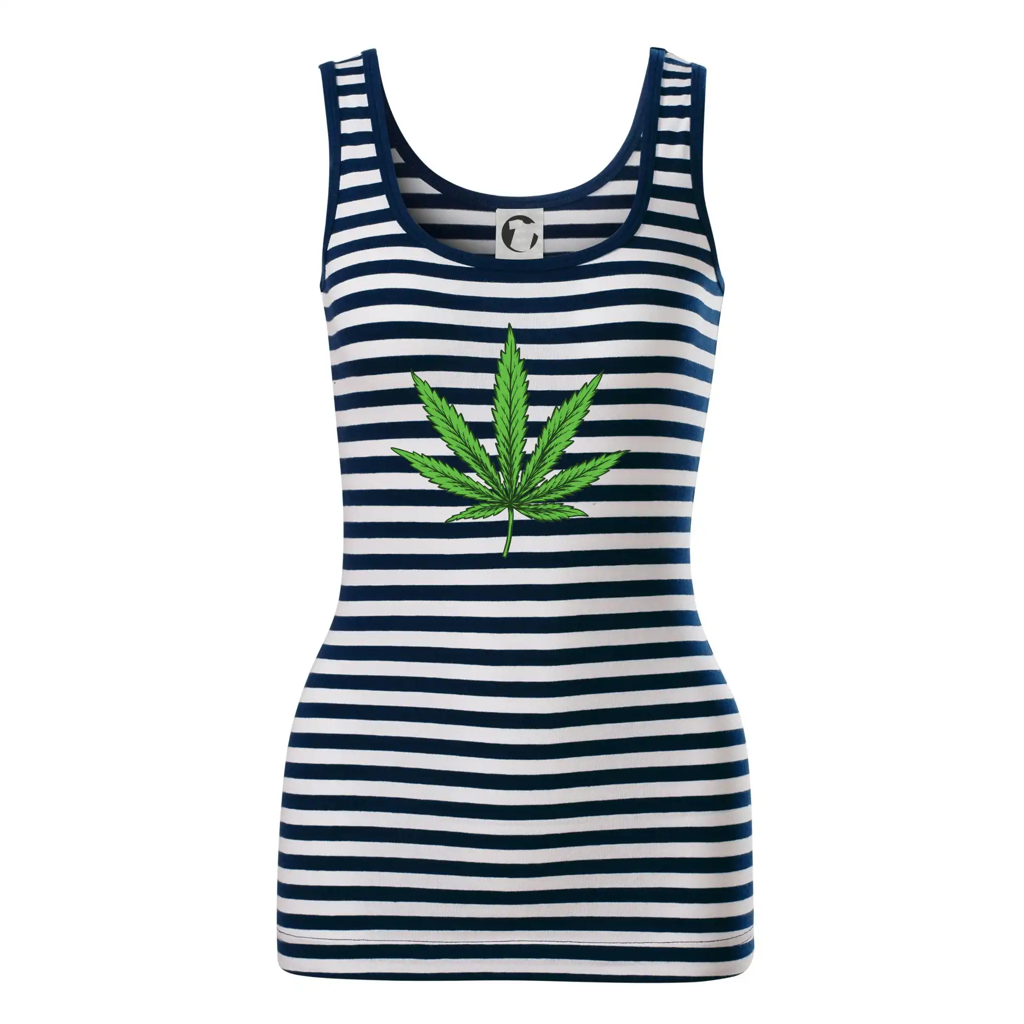 Grafické tričká - Zelený list - Sailor tielko na vodu