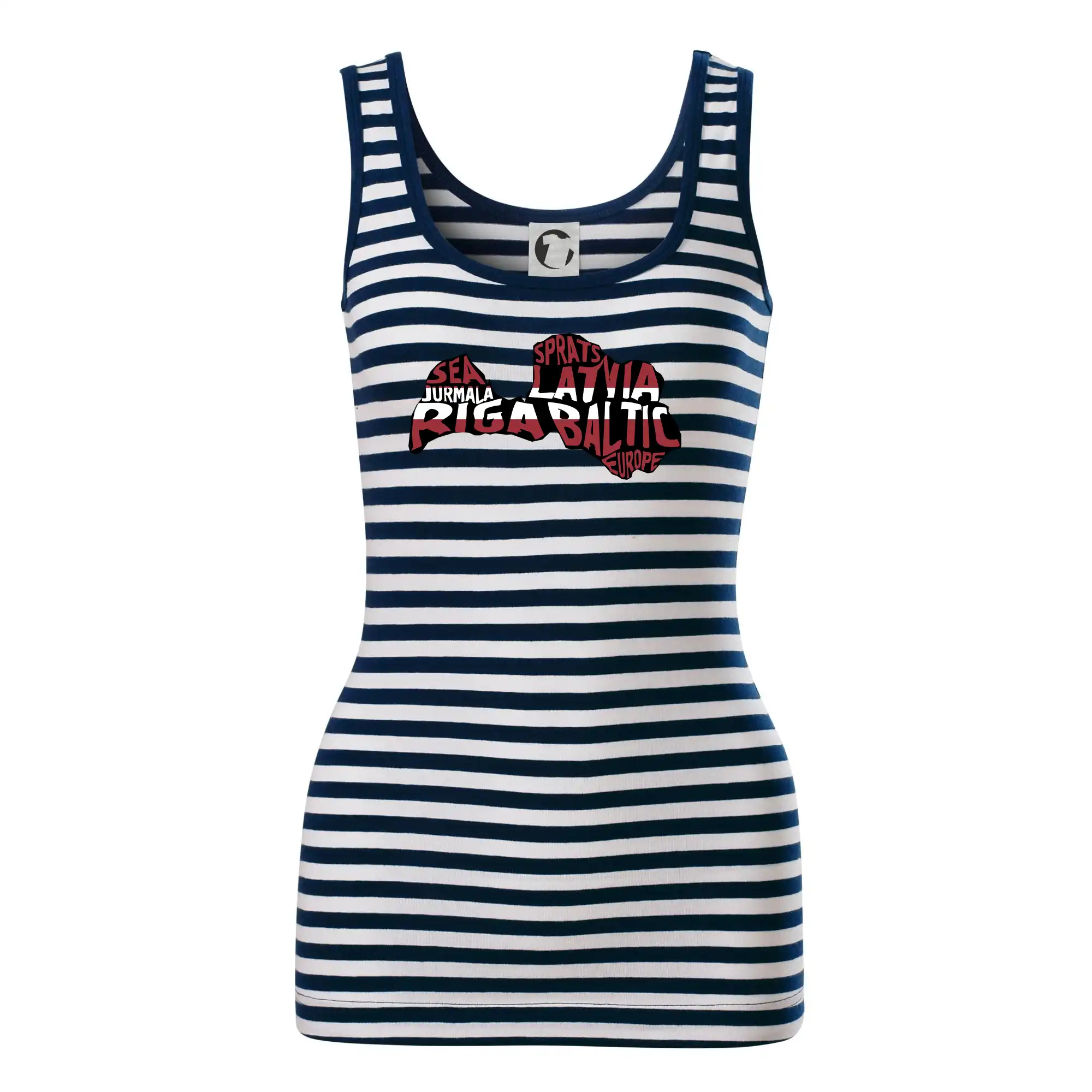 Ostatné mestá / miesta - Mapy - názvy miest - Lotyšsko - Sailor tielko na vodu