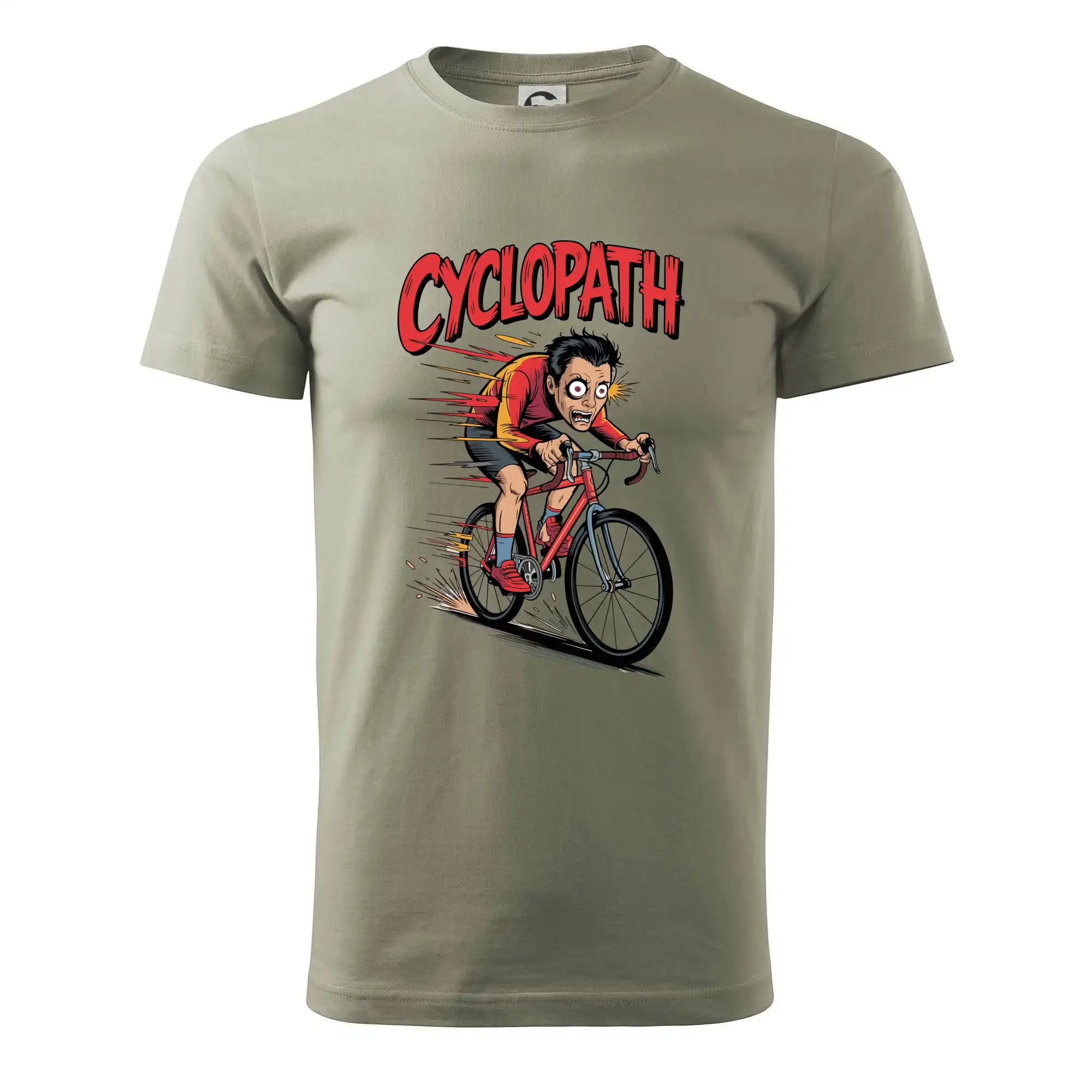 Tričko ako darček pre cyklistu - Cyclopat karikatúra - Klasické pánske tričko vyššej gramáže