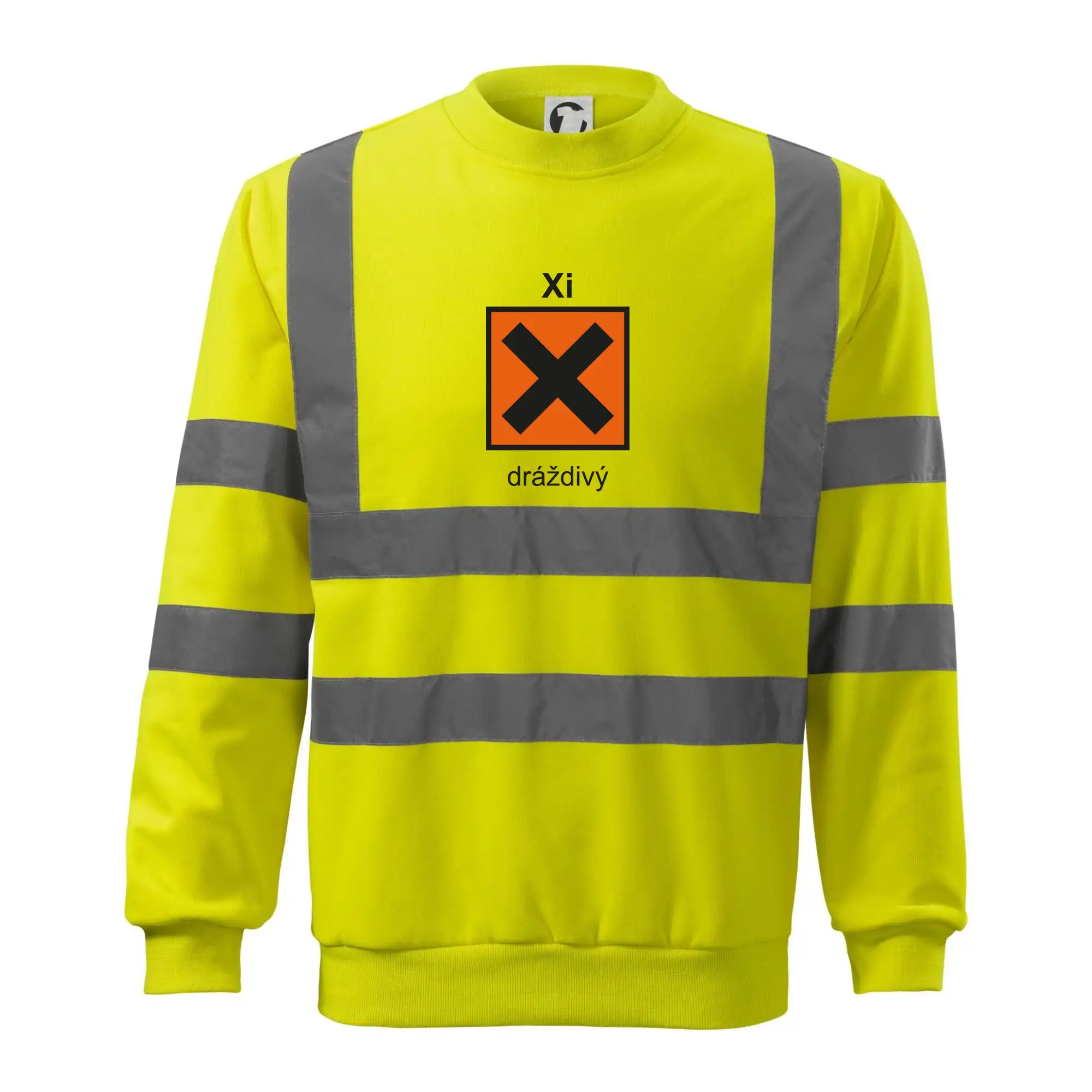 Xi Dráždivý - Výstražná tabulka na tričku