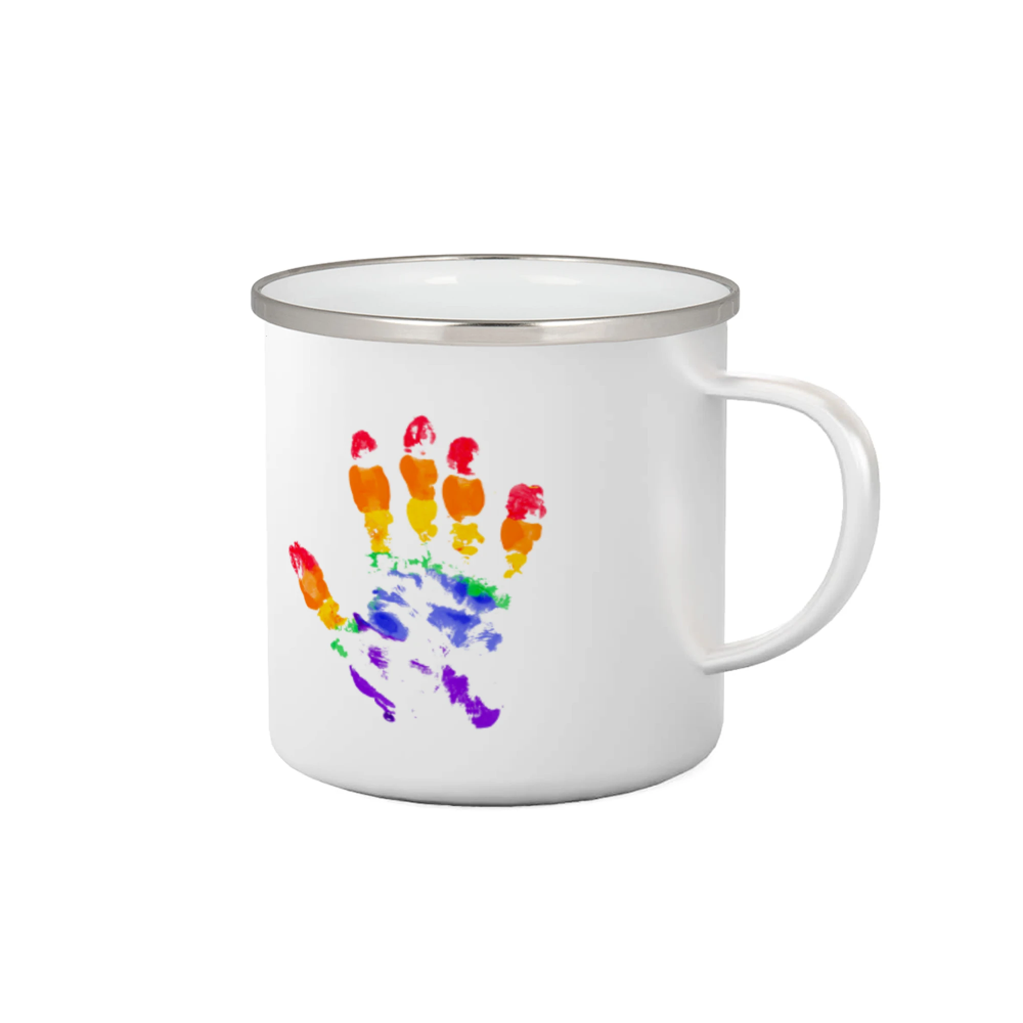 Tričká pre LGBT a Queer komunitu - LGBT hand print - Plecháčik