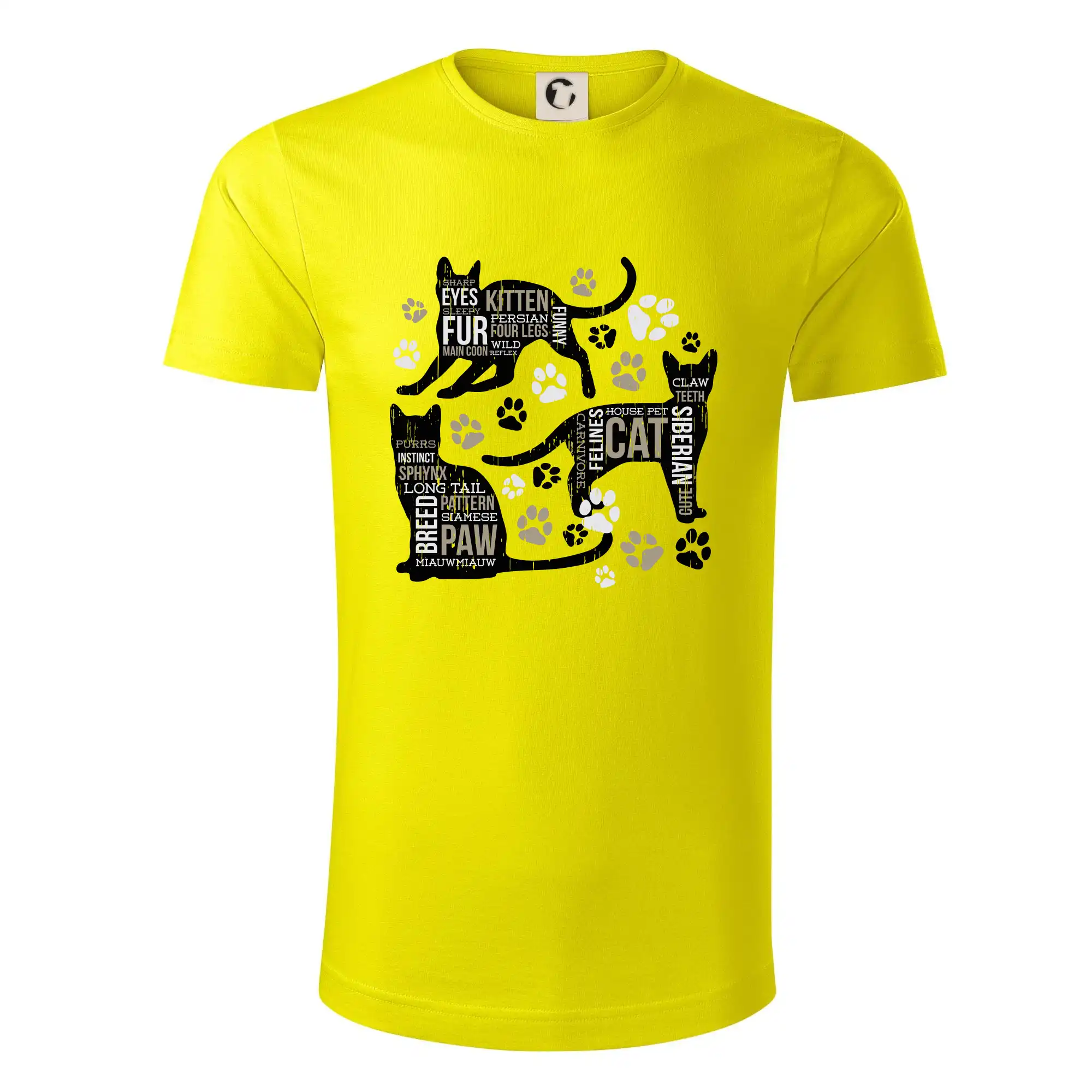 Vtipná tričká s mačkou - Cat itself - Tričko z organickej bavlny