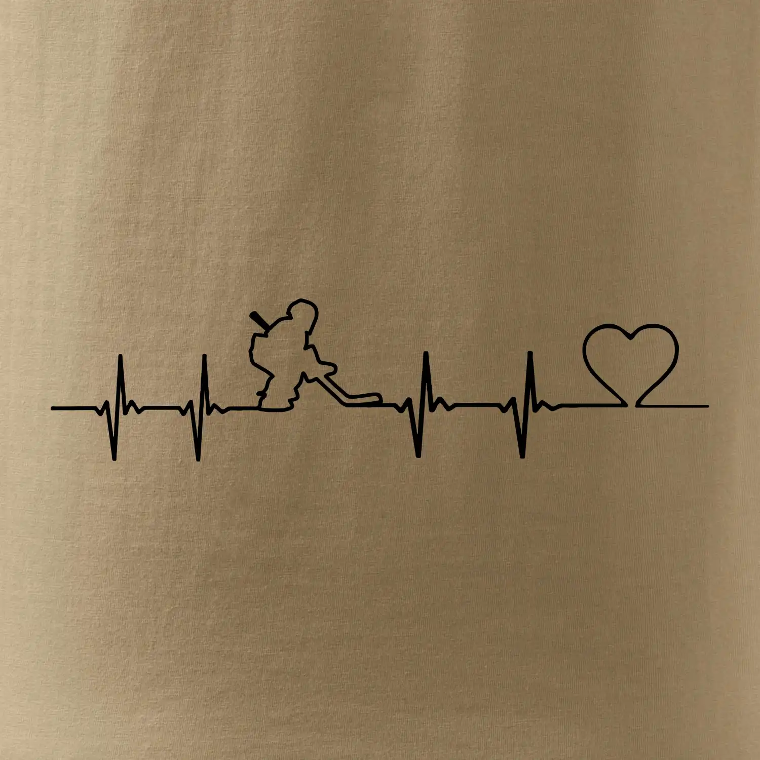 Hokejový brankář  EKG