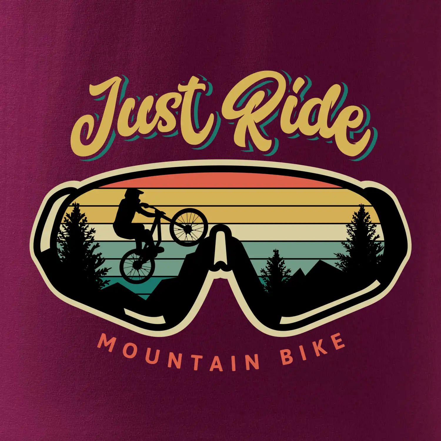 Just ride mountain bike
