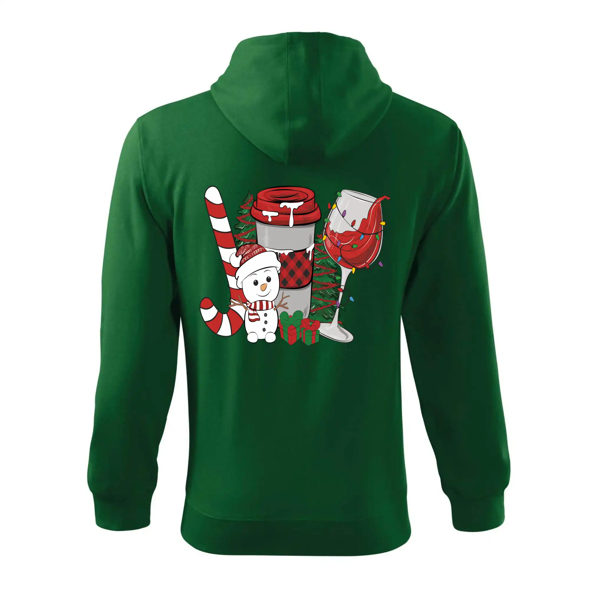 Vánoce, víno a sněhulák