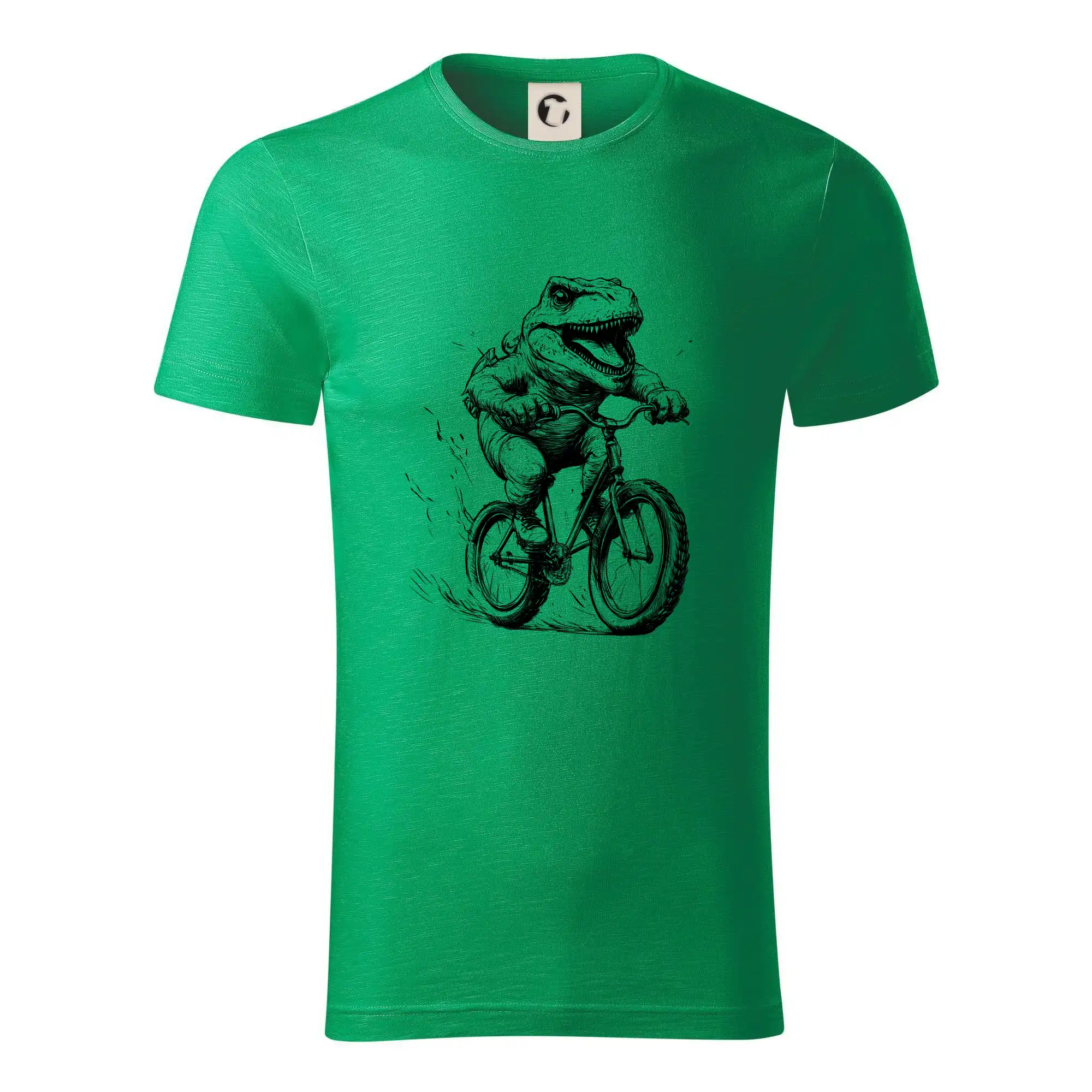 Naštvaný Dinosaurus na kole