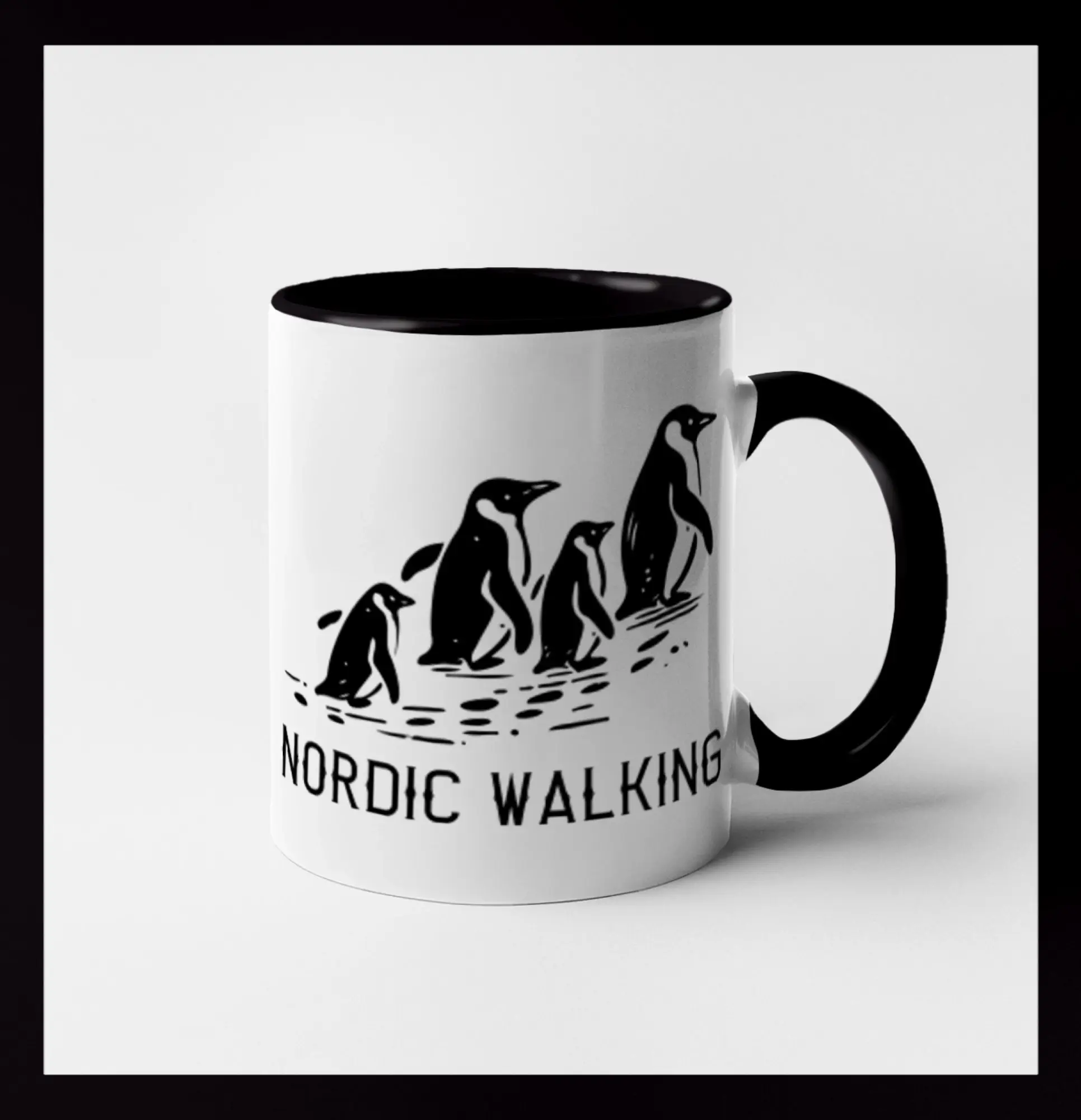 Nordic walking tučňáci - vintage