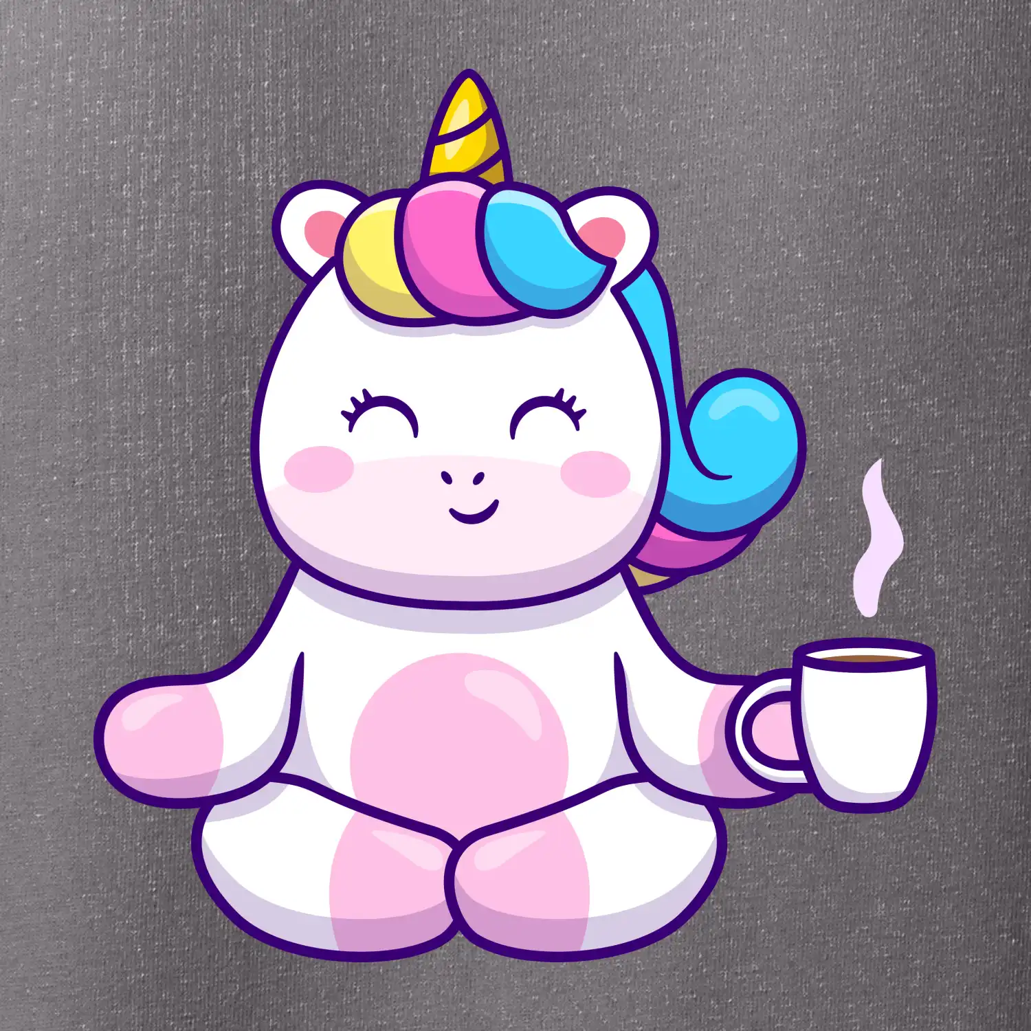 Yoga - jednorožec káva