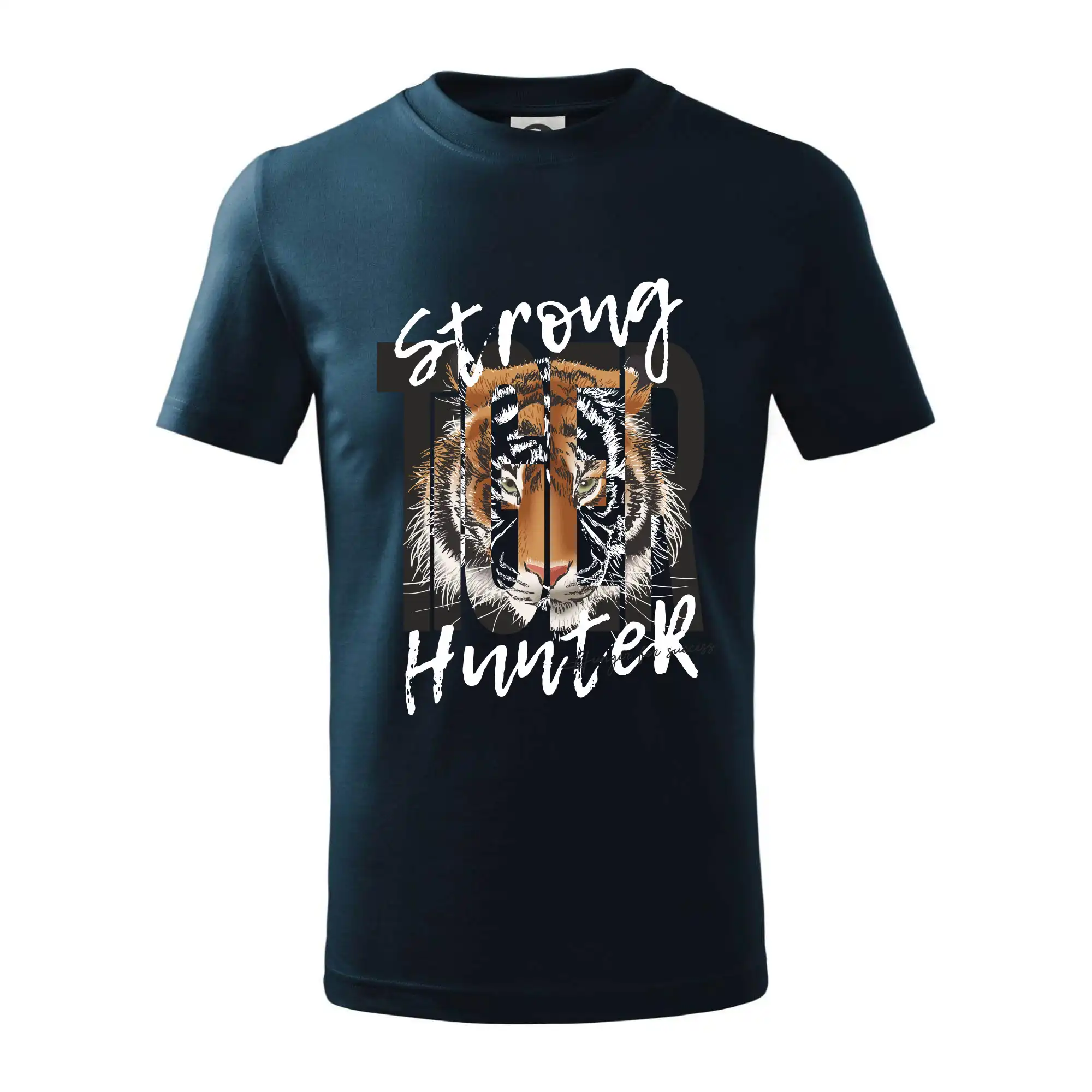Vtipná tričká s mačkou - Tygr - Strong Hunter - Tričko detské bavlnené