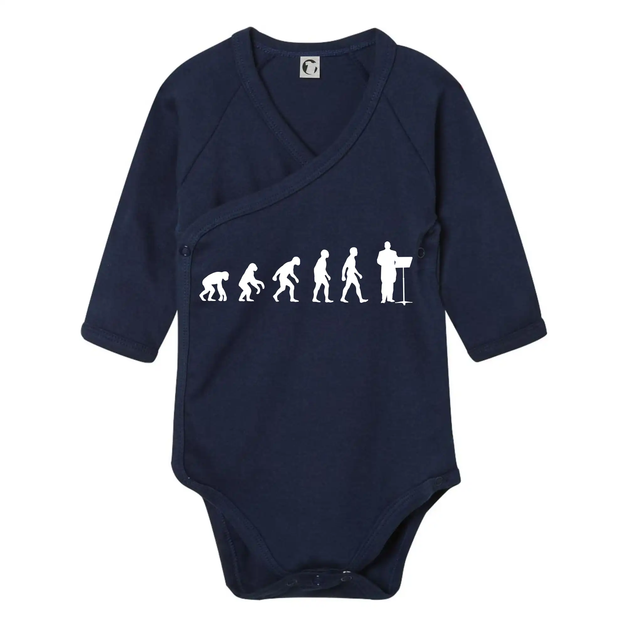 Evolúcia zbormajster spredu - Body zavinovacie s dlhým rukávom