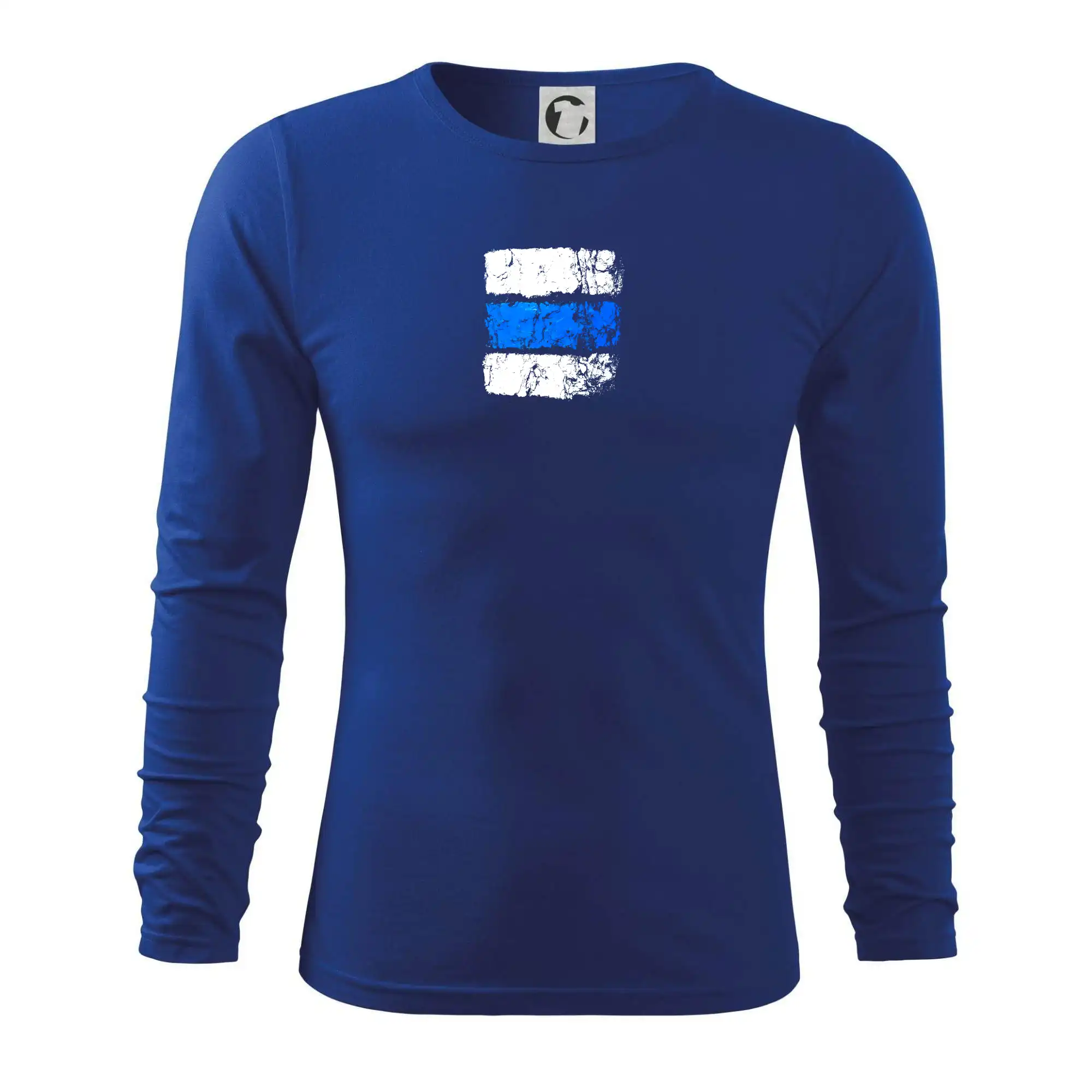 Trička pre cestovateľov - Turistická značka - modrá - Tričko s dlhým rukávom FIT-T long sleeve