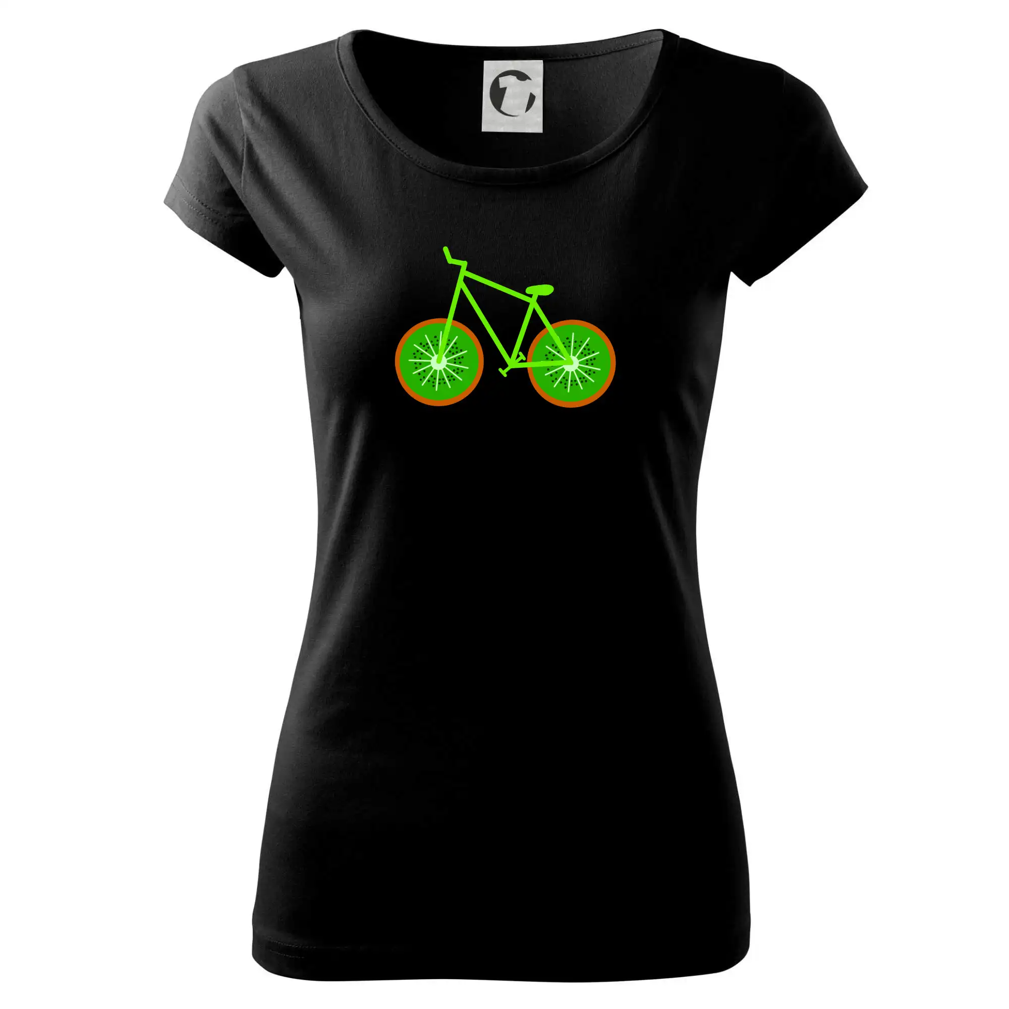 Tričko ako darček pre cyklistu - Kolo Kiwi - Dámske tričko Pure