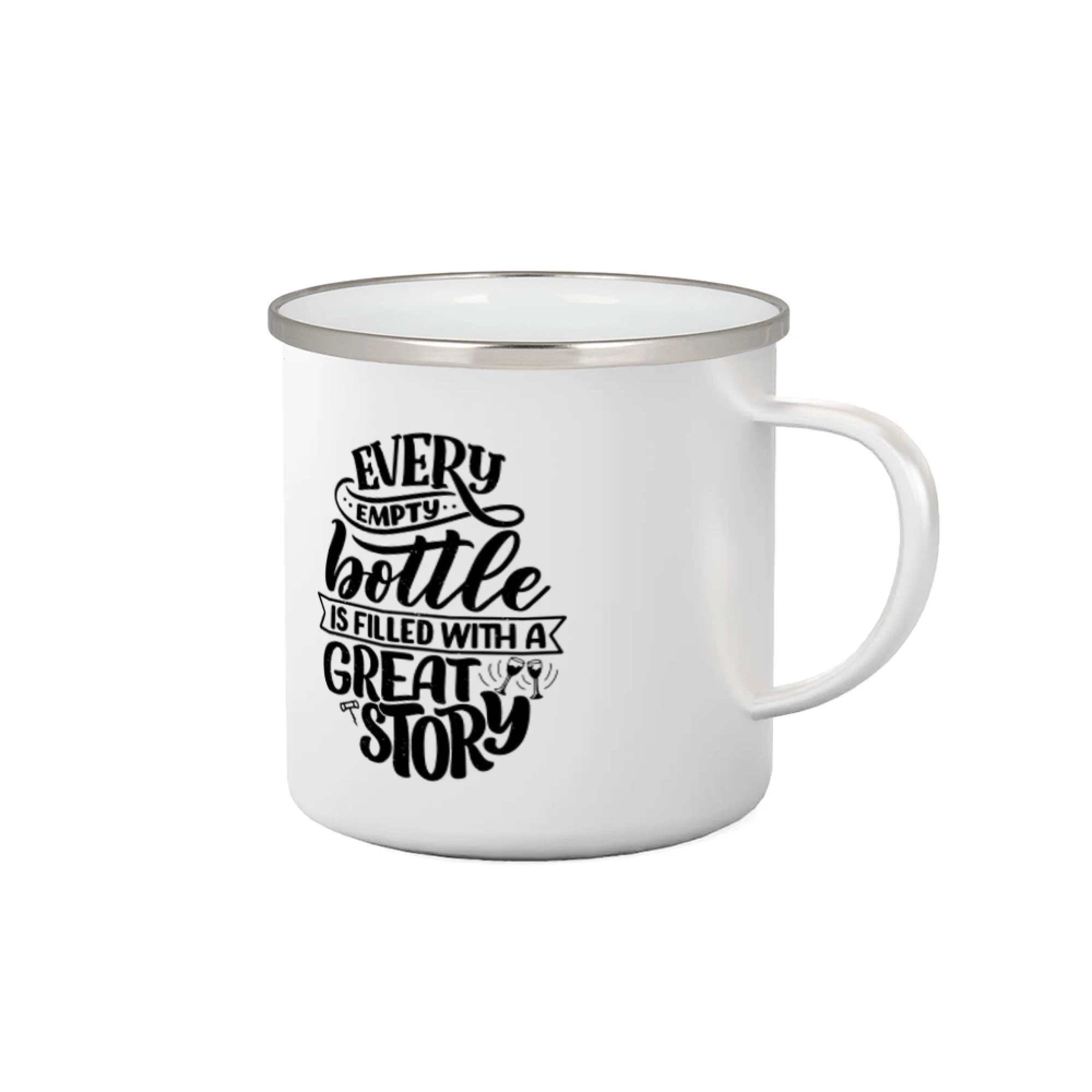 Vtipná tričká s tematikou vína - Every empty bottle - Plecháčik