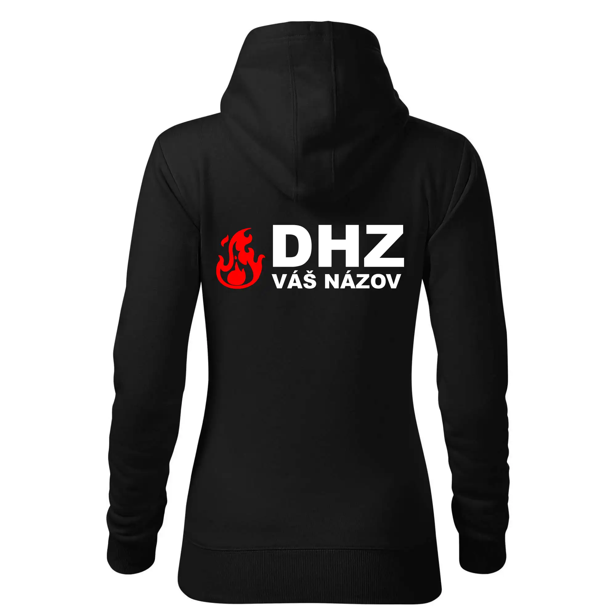 DHZ (oheň, firesport, názov sboru - vlastný nápis)
