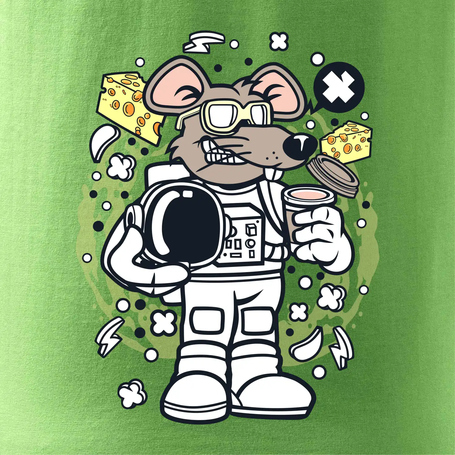 Myš kosmonaut komiks