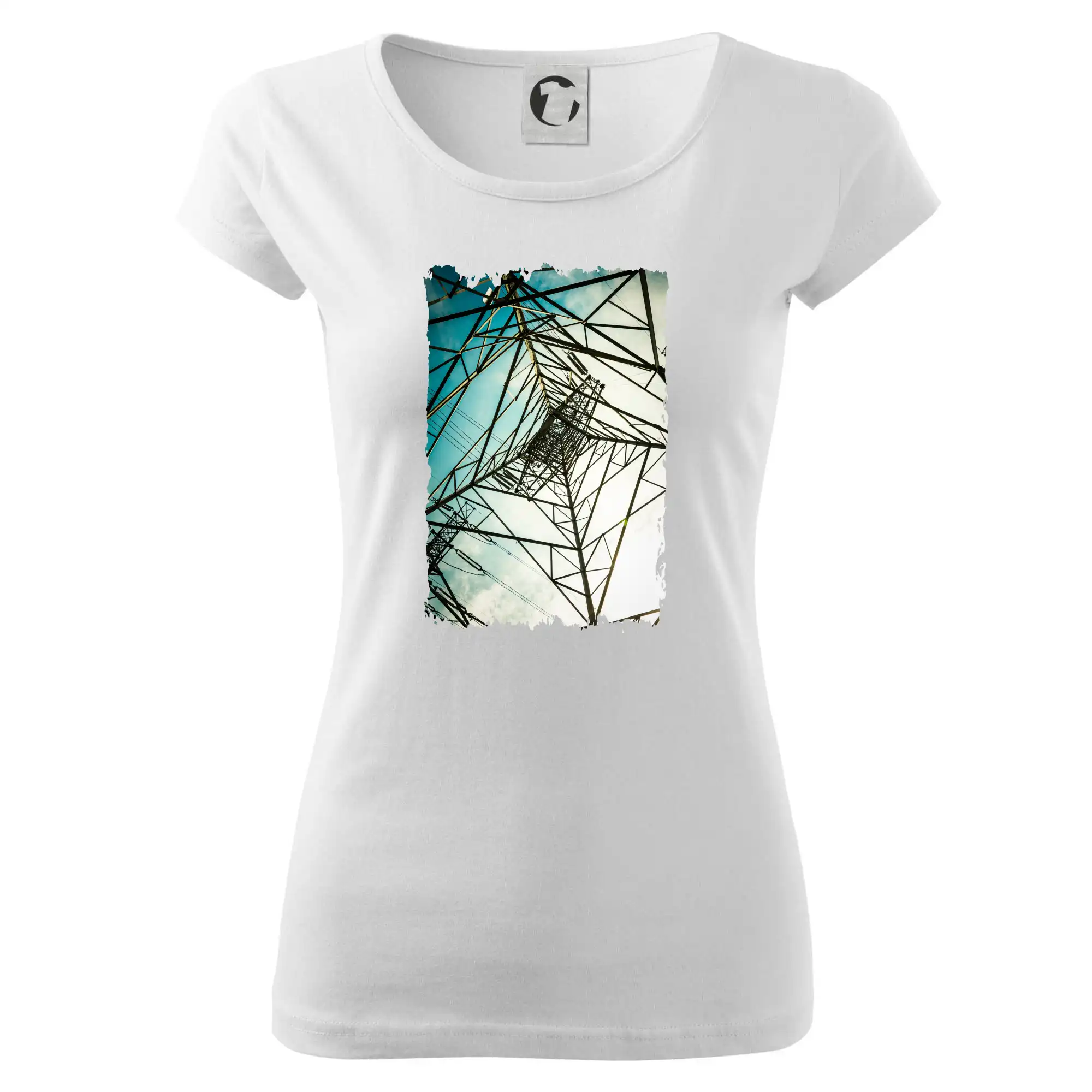 Barevné nebe - stožáry vysokého napětí