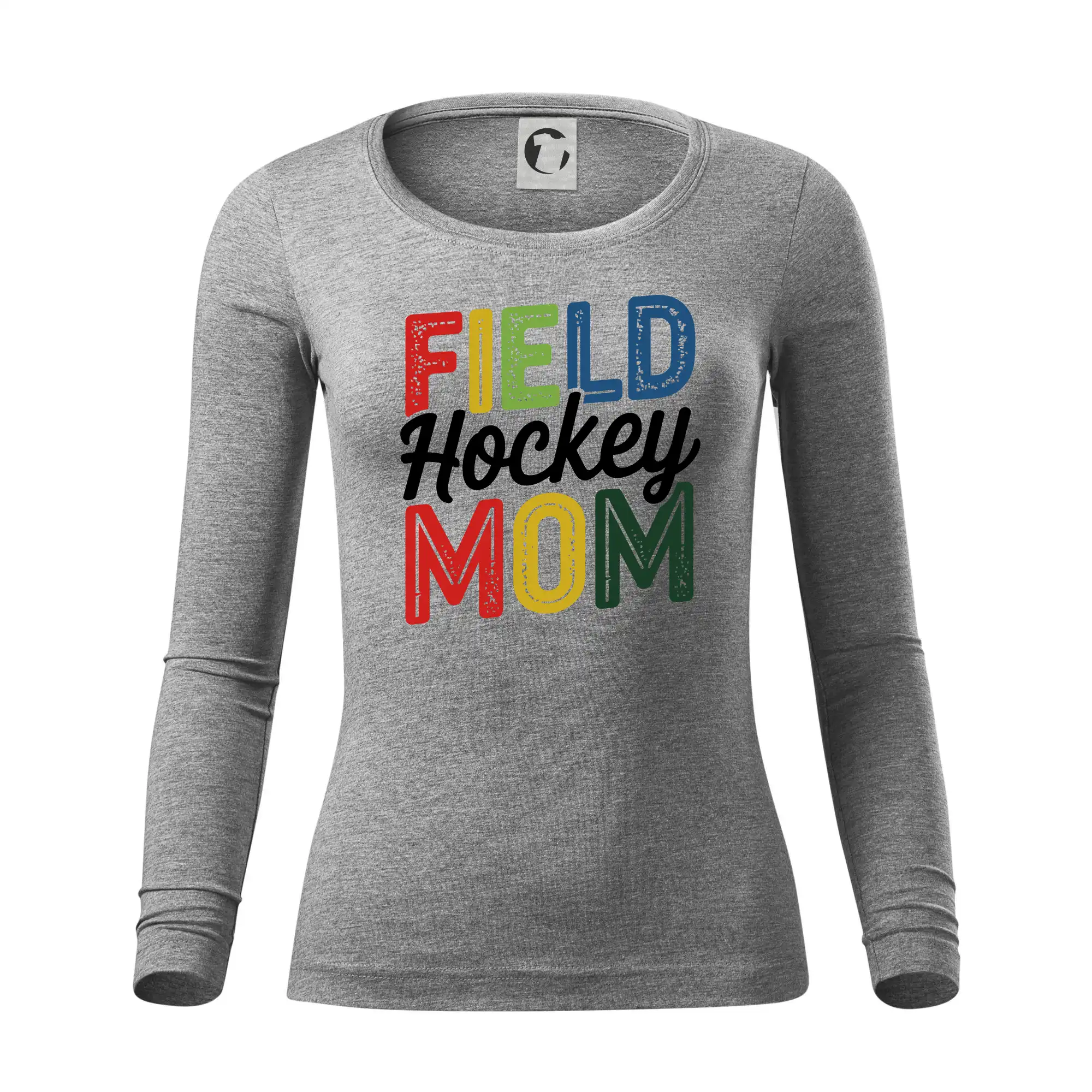 Ostatné športy - Field hockey mom - tlačiaci a písací - Dámske tričko FIT-T LS - zužené