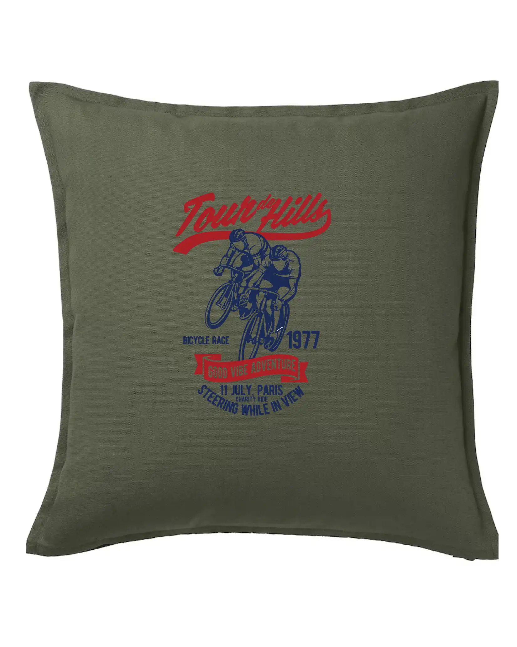 Tričko ako darček pre cyklistu - Tour De Hills - Vankúš 50x50