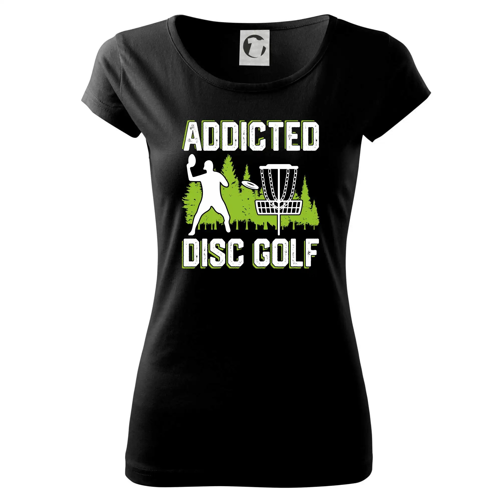Addicted disc golf - Dámske tričko Pure